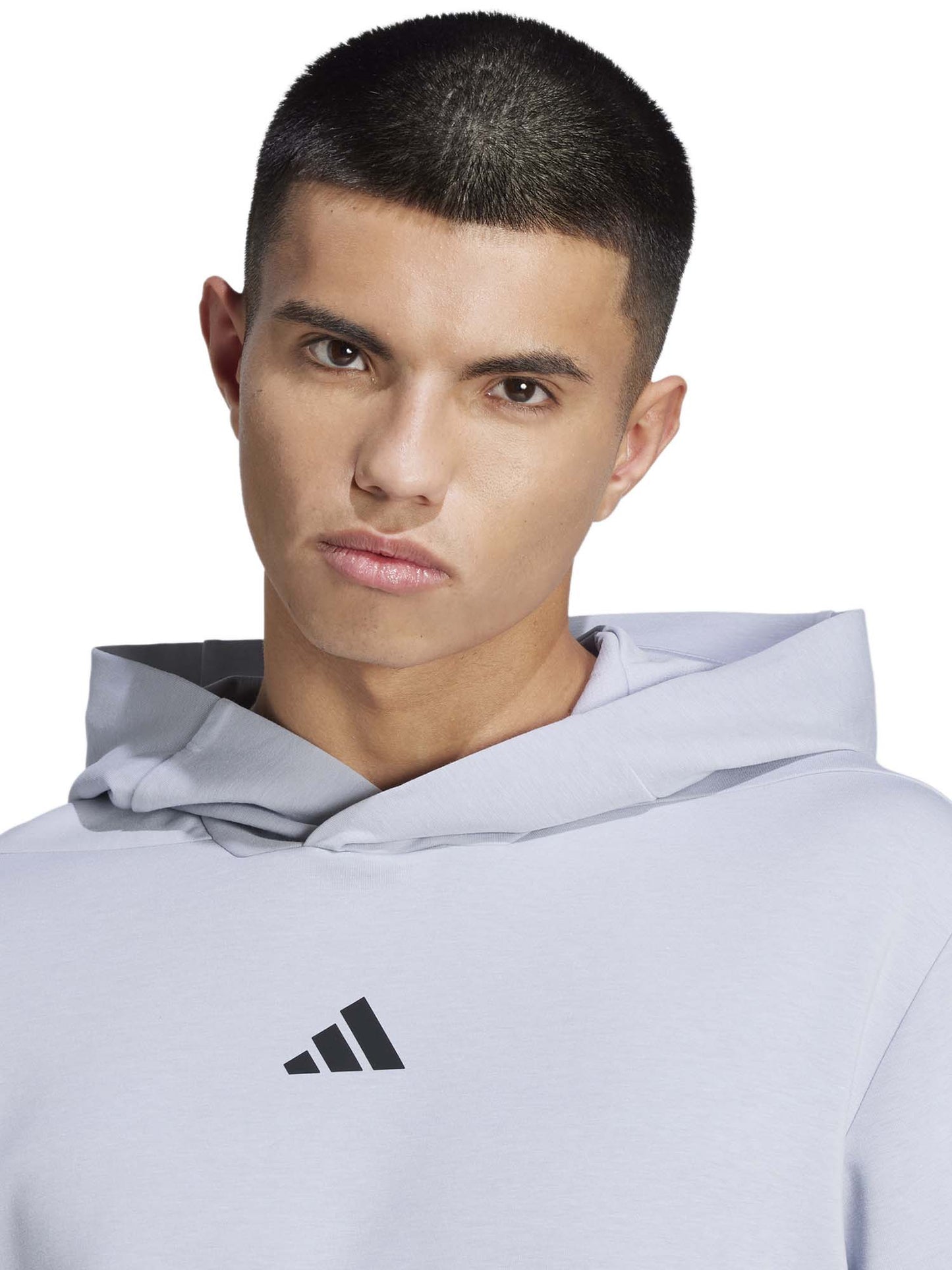 FELPA CON CAPPUCCIO DESIGNED FOR TRAINING ADIDAS UOMO GRIGIO