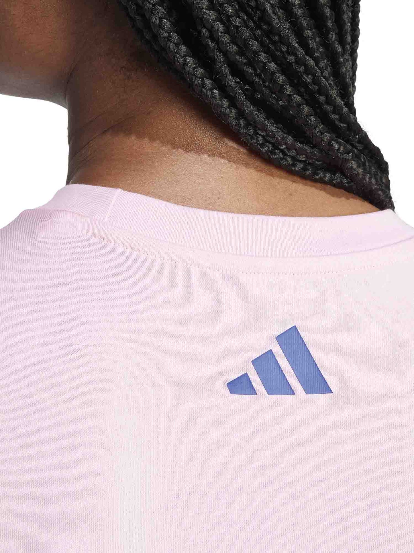 T-SHIRT TECH ILLUSTRATE ADIDAS DONNA ROSA