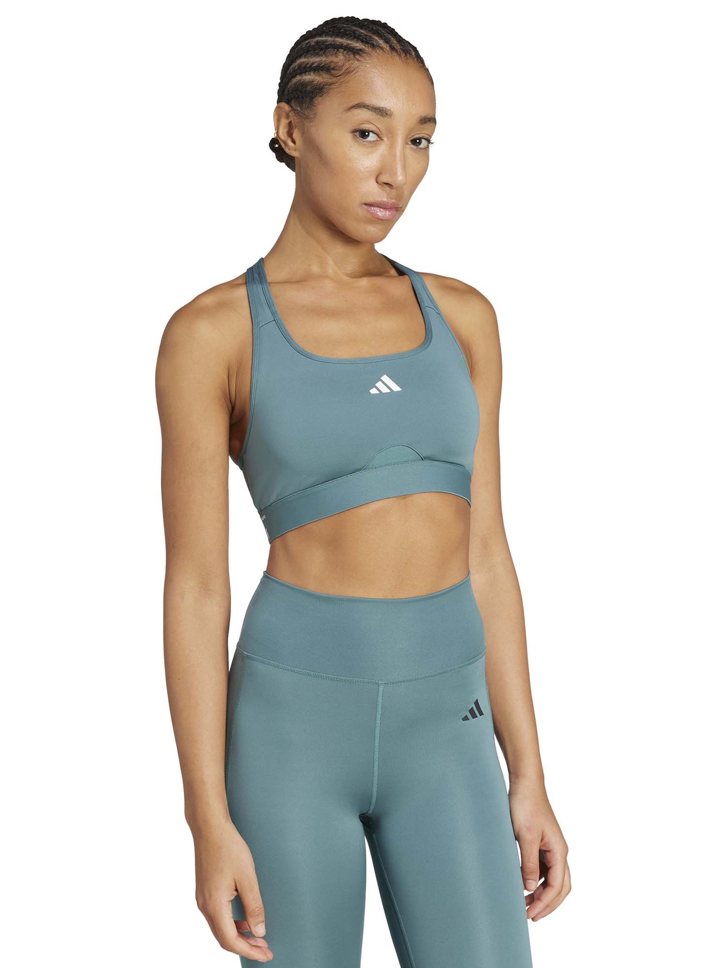 REGGISENO SPORTIVO ADIDAS DA DONNA VERDE
