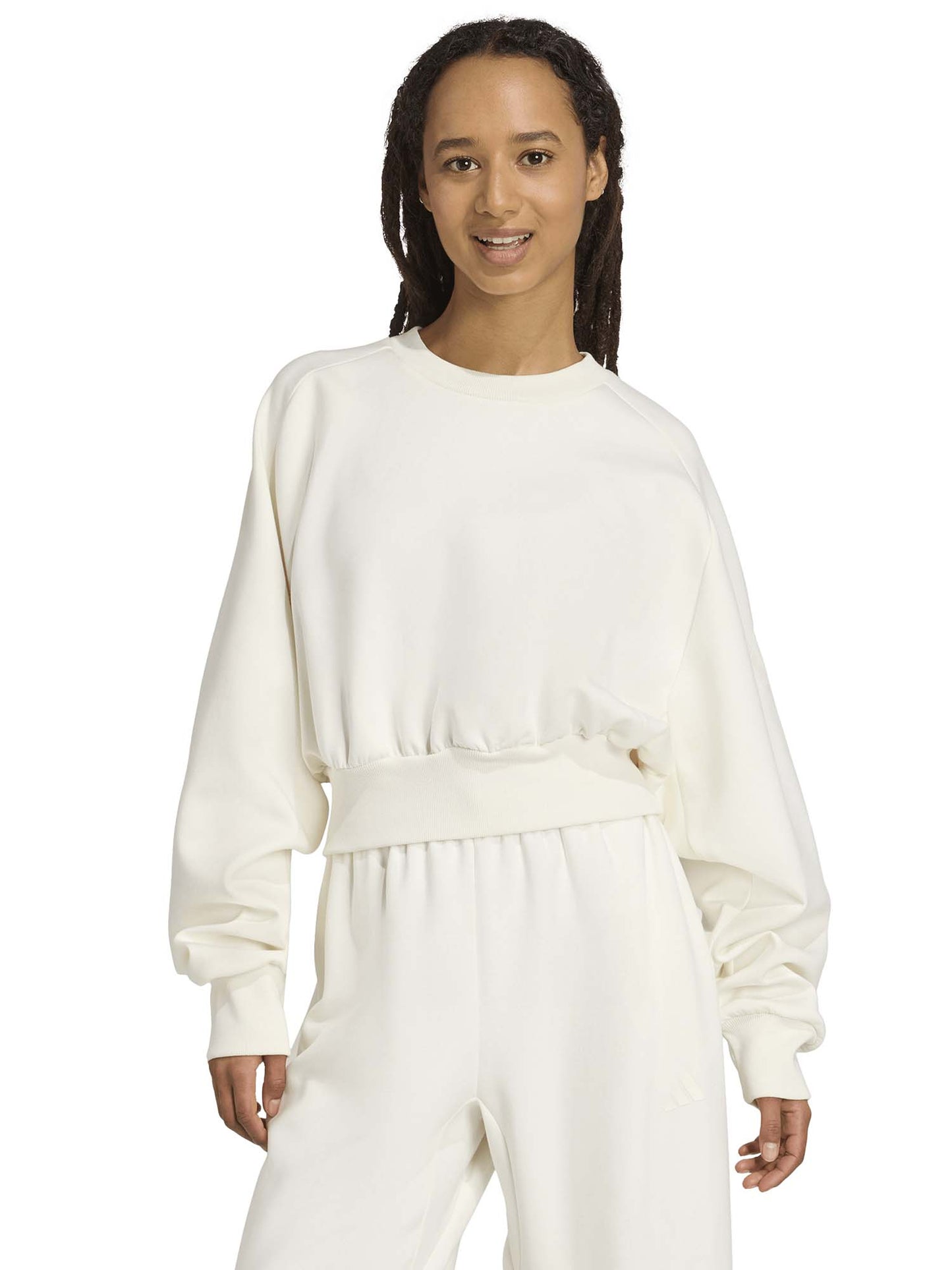 FELPA SOFTLUX ADIDAS DA DONNA PANNA