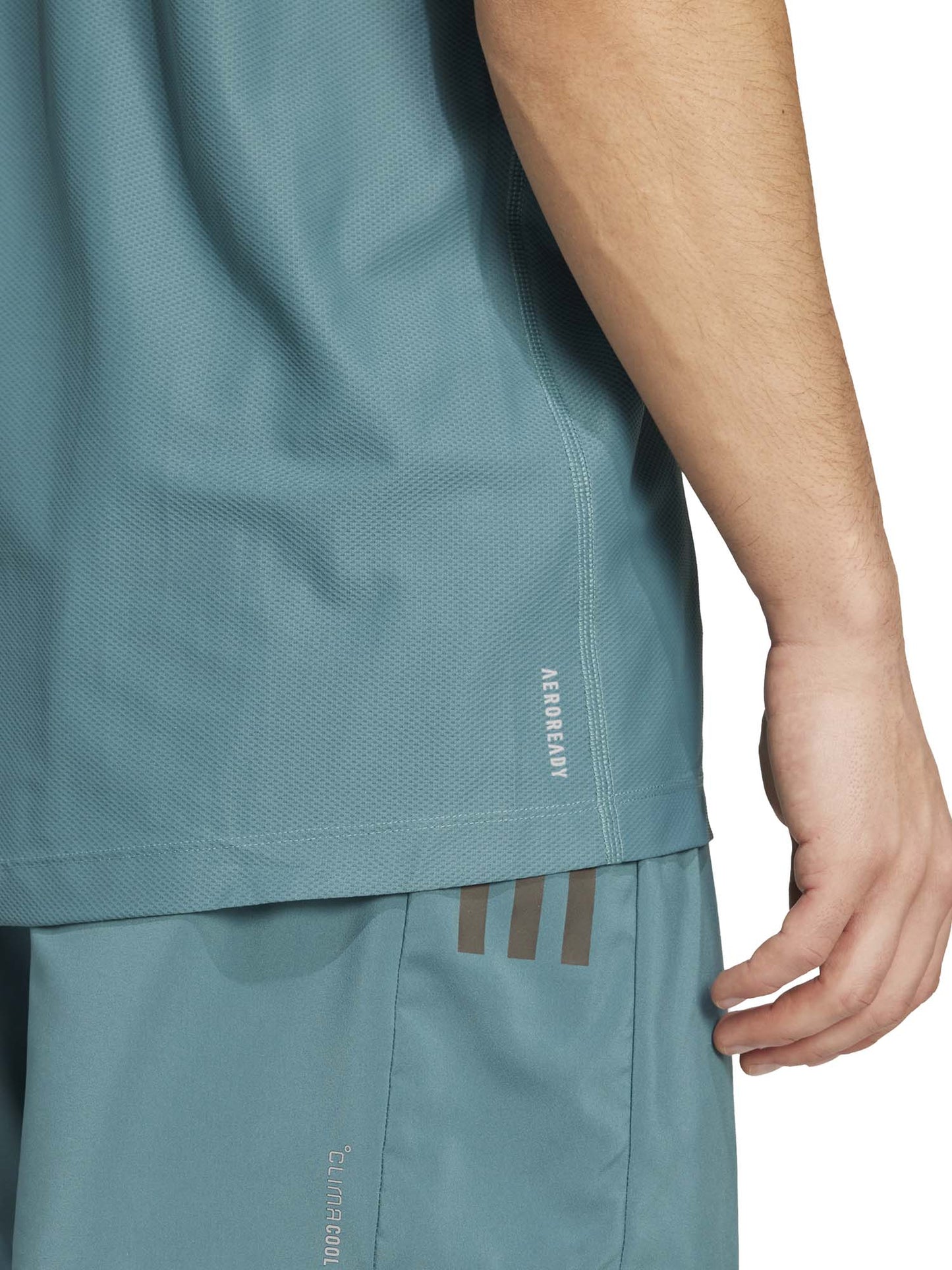 T-SHIRT RUNNING OWN THE RUN ADIDAS DA UOMO VERDE