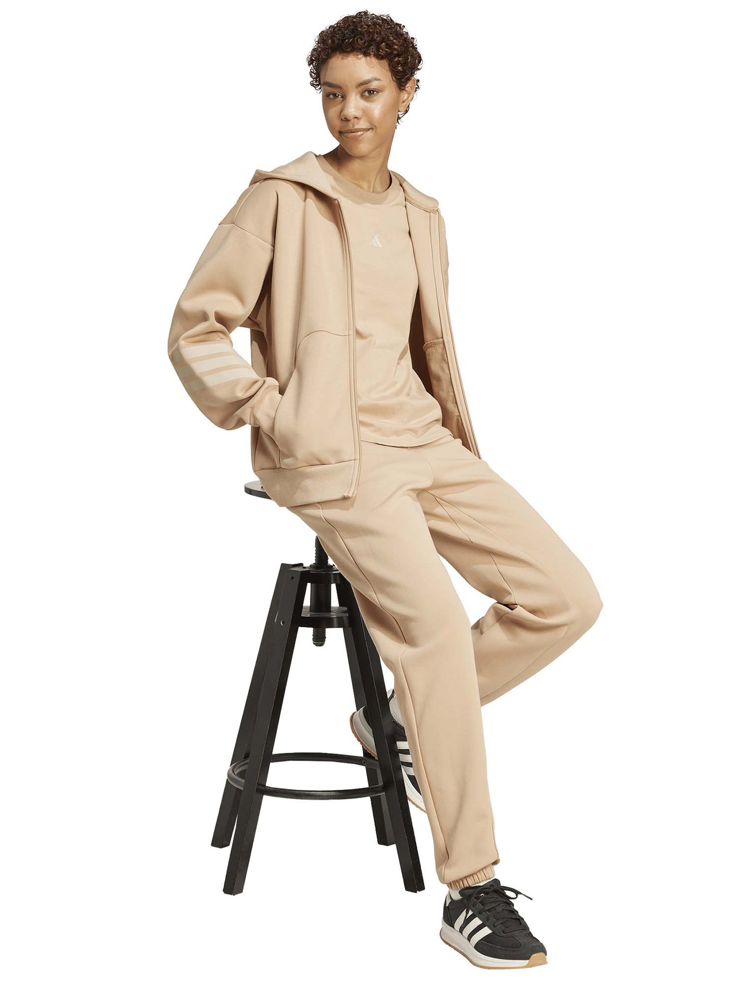 PANTALONI FUTURE ICONS SMALL LOGO ADIDAS DONNA NOCCIOLA