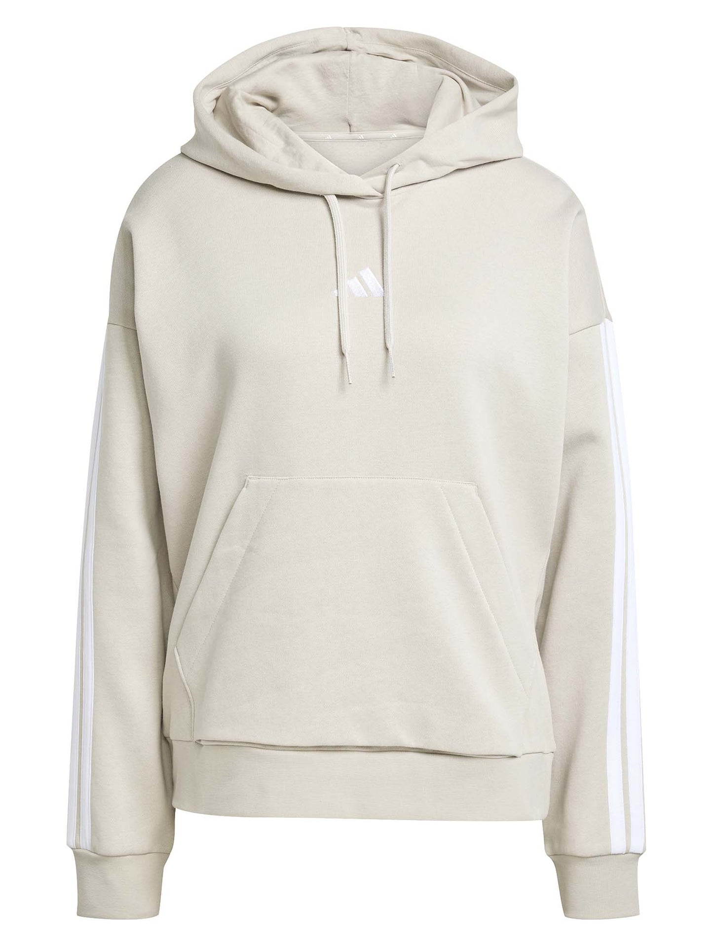 FELPA CON CAPPUCCIO ESSENTIALS ADIDAS DA DONNA SABBIA