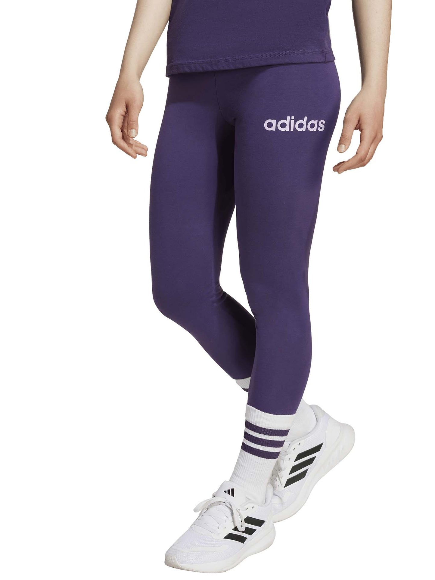 LEGGINGS ADIDAS DA BAMBINA VIOLA