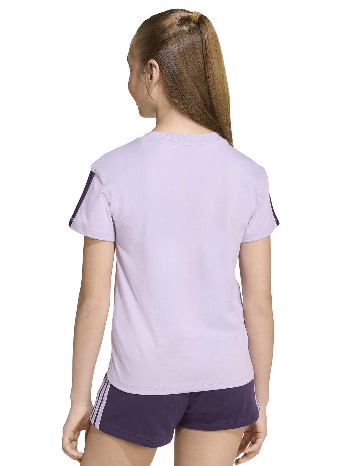 T-SHIRT ESSENTIALS ADIDAS DA BAMBINA LILLA