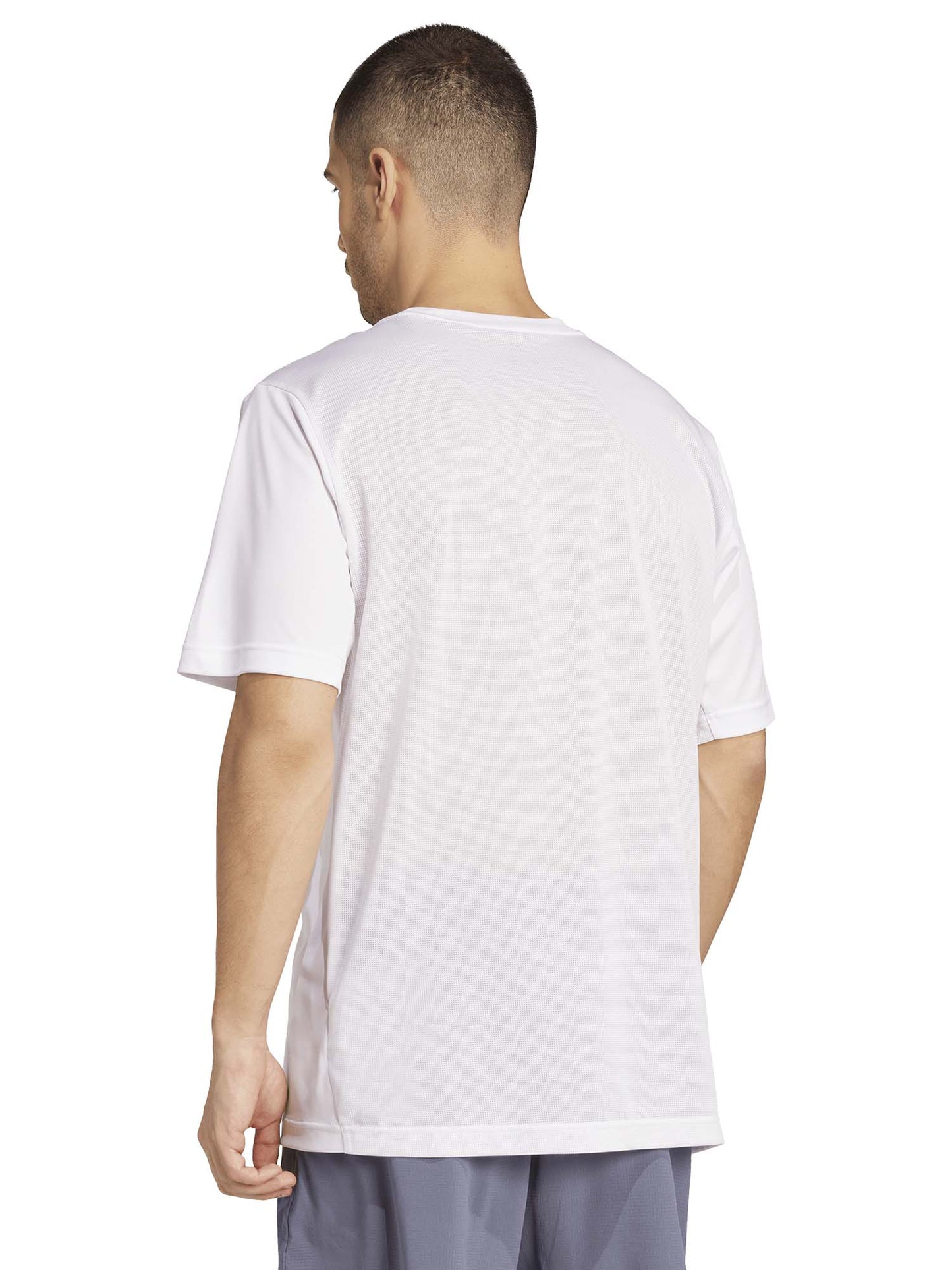 T-SHIRT TECNICA CLIMACOOL ADIDAS DA UOMO BIANCO