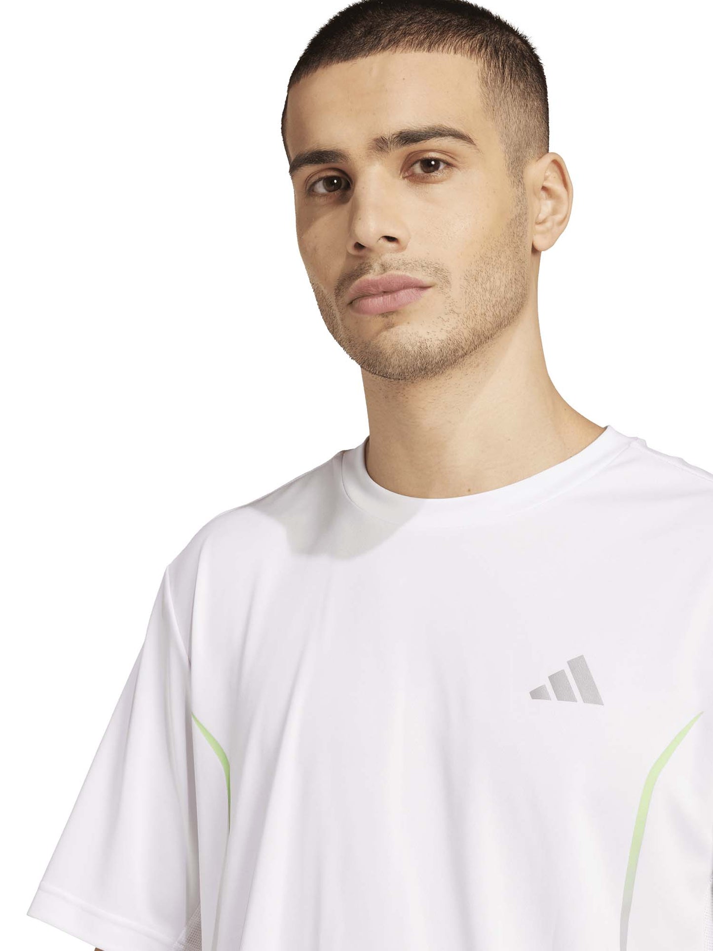 T-SHIRT TECNICA CLIMACOOL ADIDAS DA UOMO BIANCO