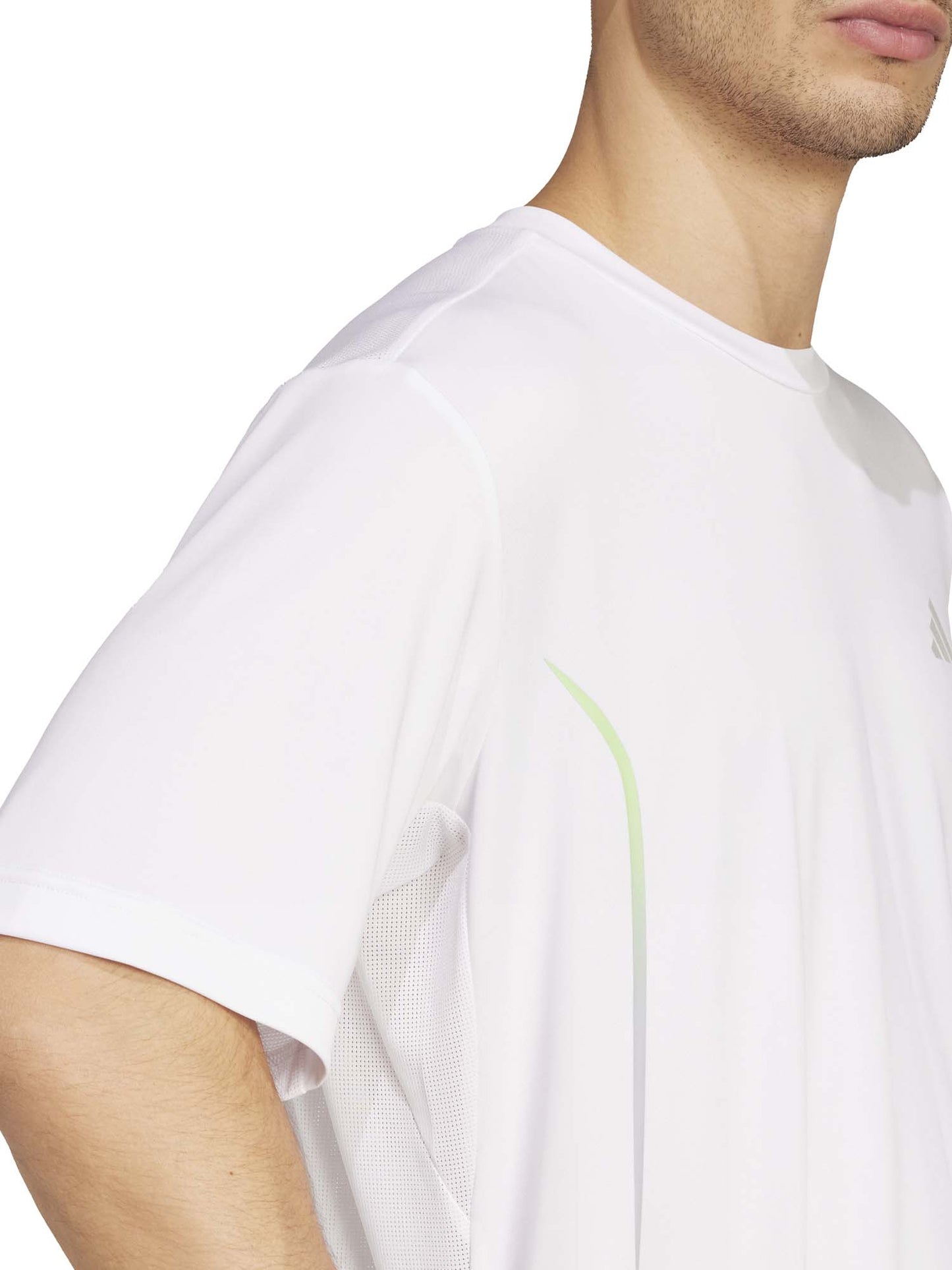 T-SHIRT TECNICA CLIMACOOL ADIDAS DA UOMO BIANCO