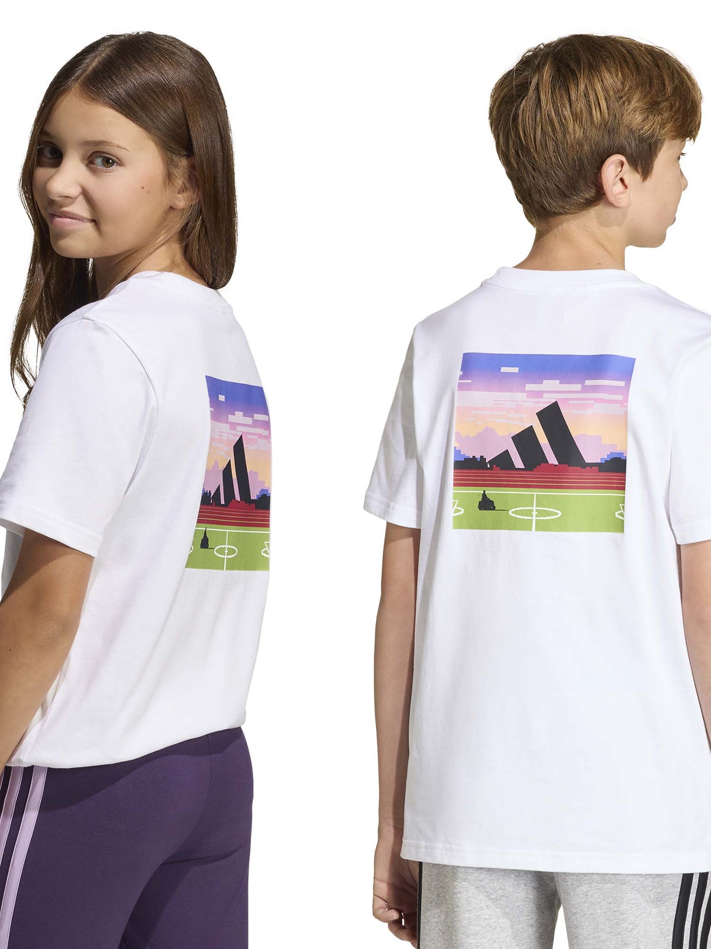 T-SHIRT BIANCA ADIDAS GRAPHIC JUNIOR UNISEX