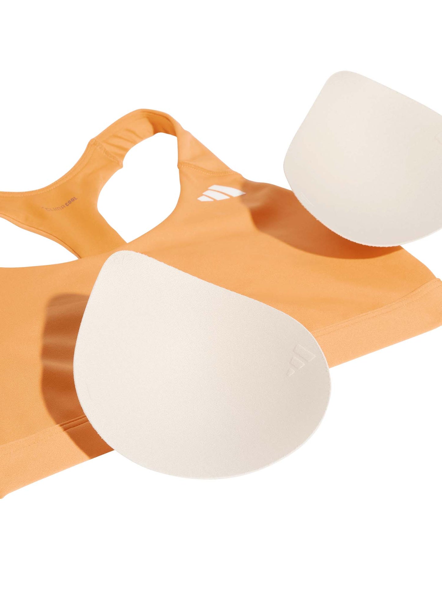 Reggiseno sportivo Adidas Optime Essentials da donna arancione