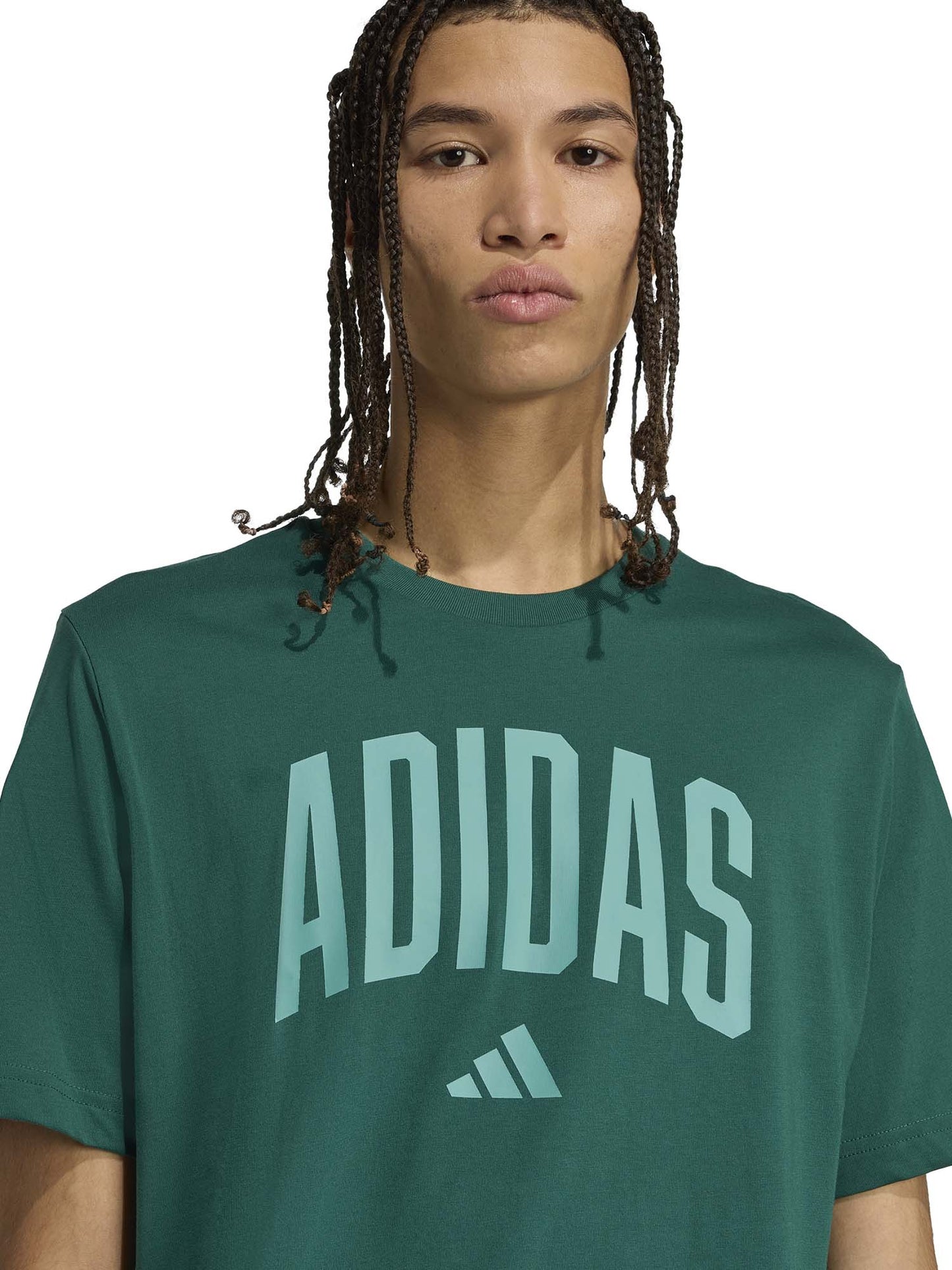 T-SHIRT COLLEGE ADIDAS UOMO VERDONE