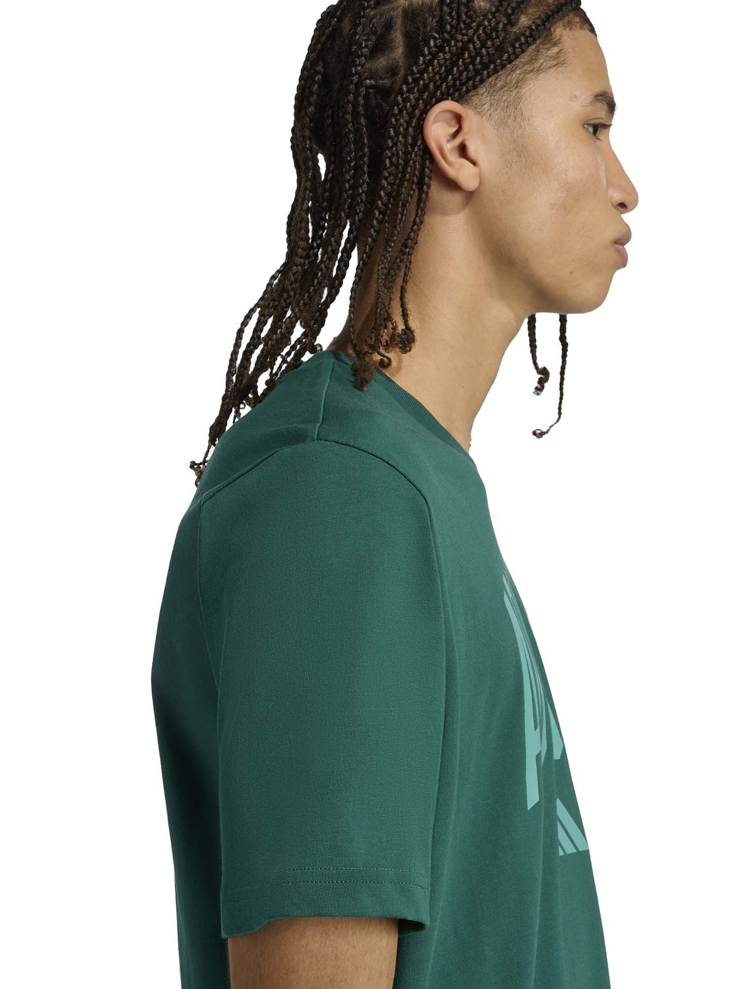 T-SHIRT COLLEGE ADIDAS UOMO VERDONE