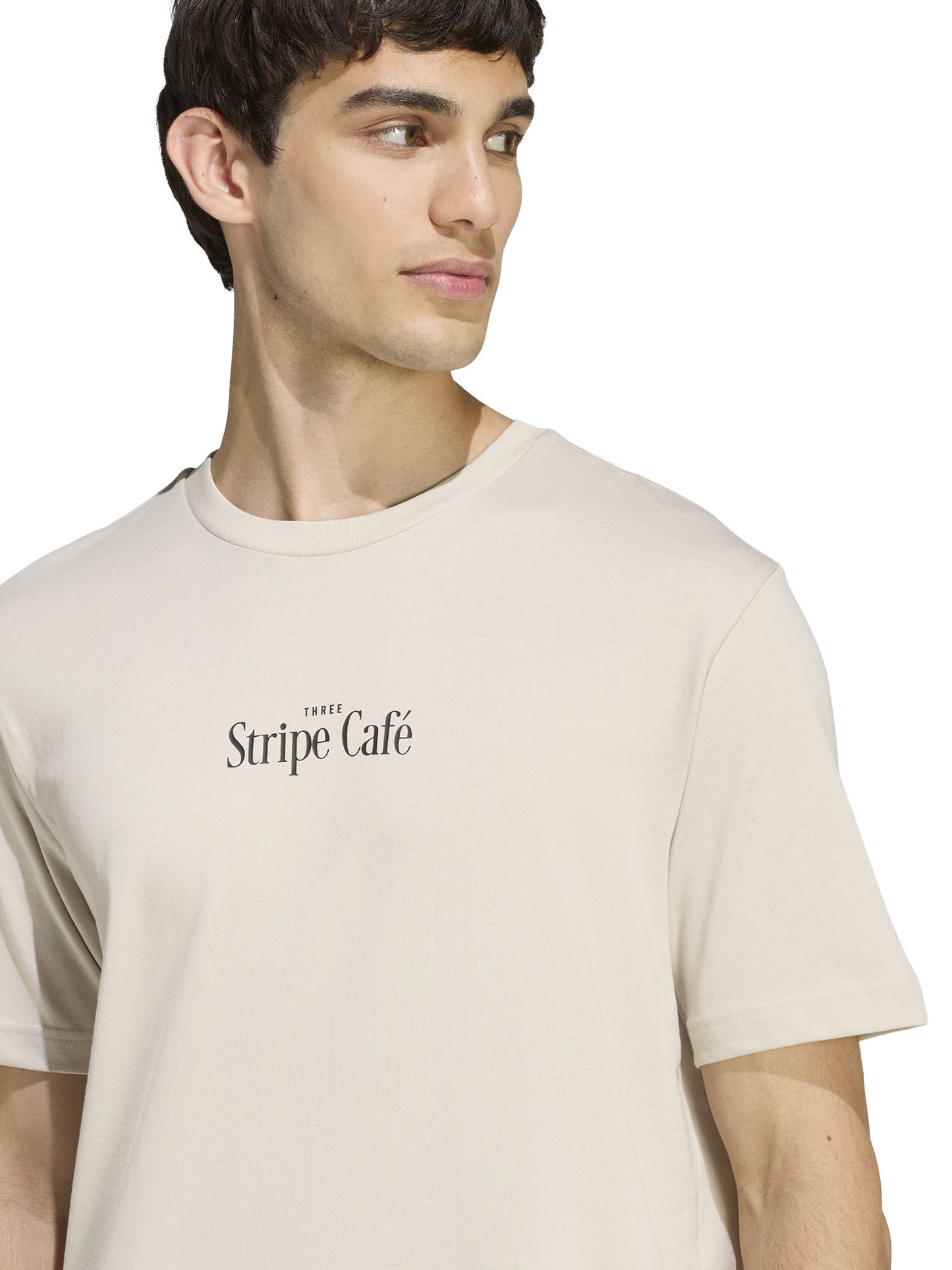 T-SHIRT BEIGE ADIDAS COFFE CAFE DONUT BOX DA UOMO