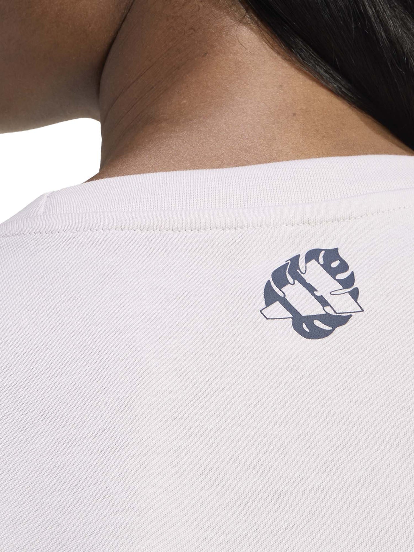 Adidas Animal Graphic, t-shirt con stampa animalier da donna lilla