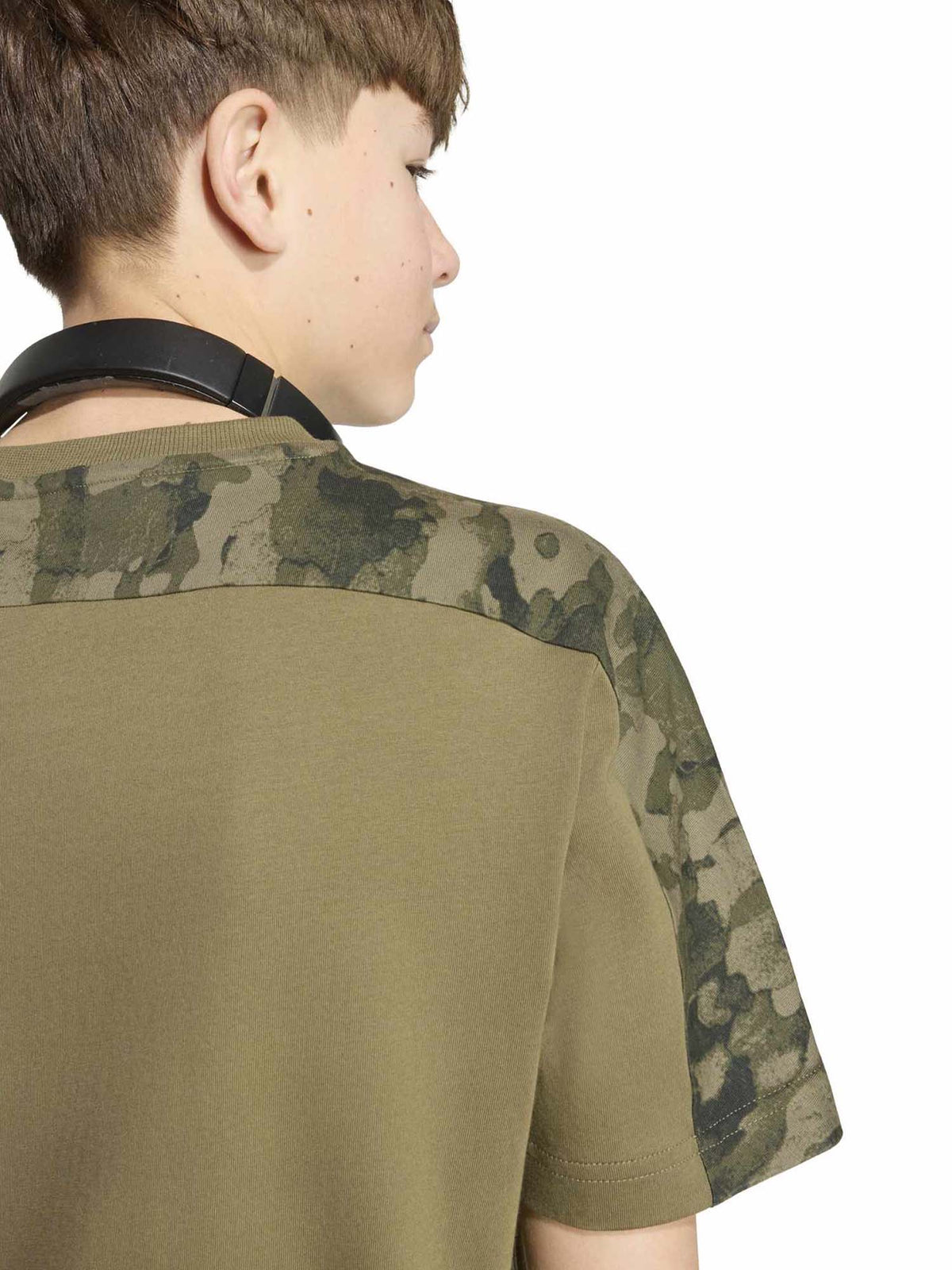 Adidas b. tee camo t-shirt da bambino/a oliva