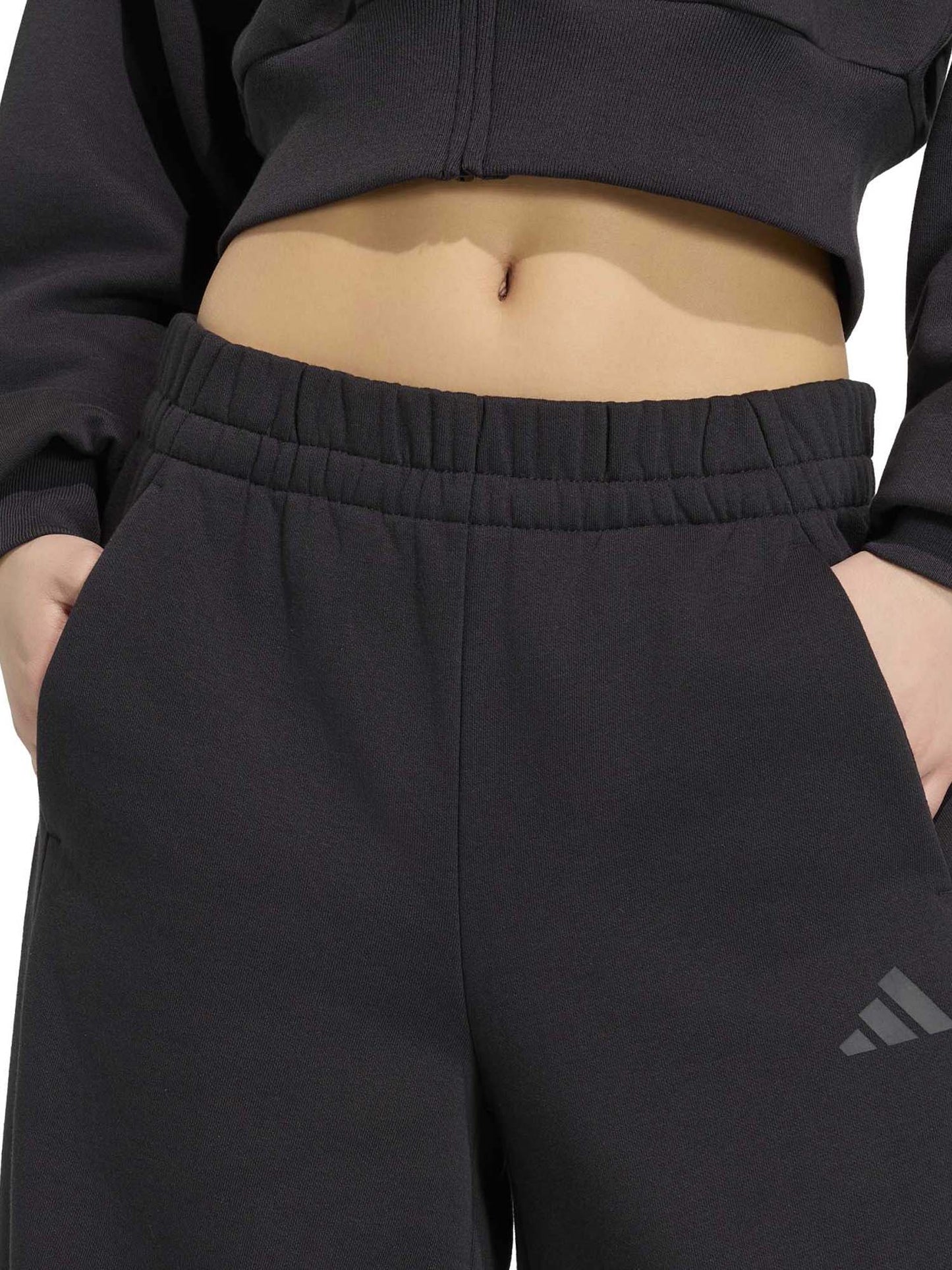 Adidas Essentials Contemporary Fleece Barrel, pantalone da donna nero
