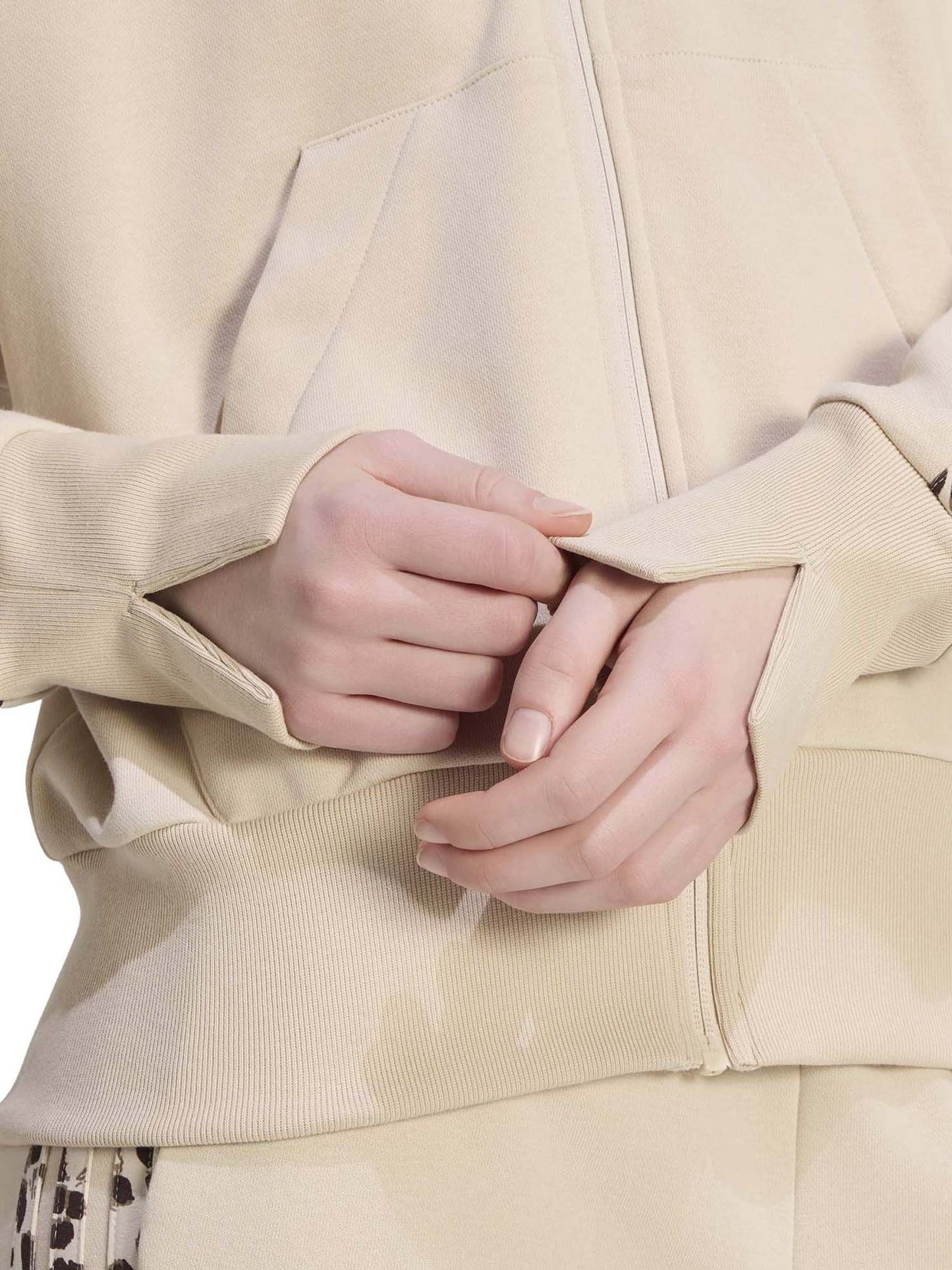 Adidas Leo Ft, felpa da donna beige