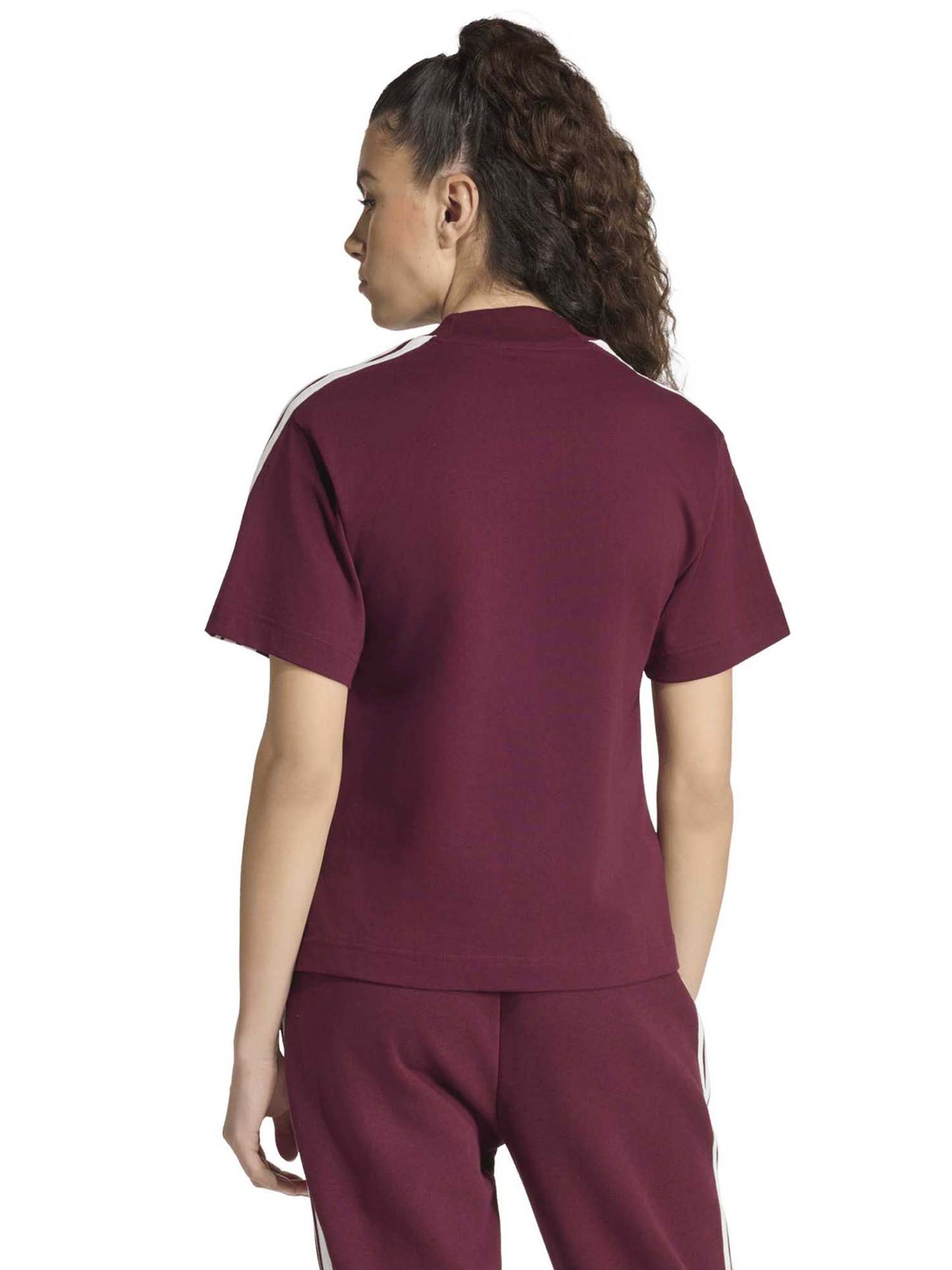 Adidas KT0342 Maroo, t-shirt maniche corte da donna bordeaux