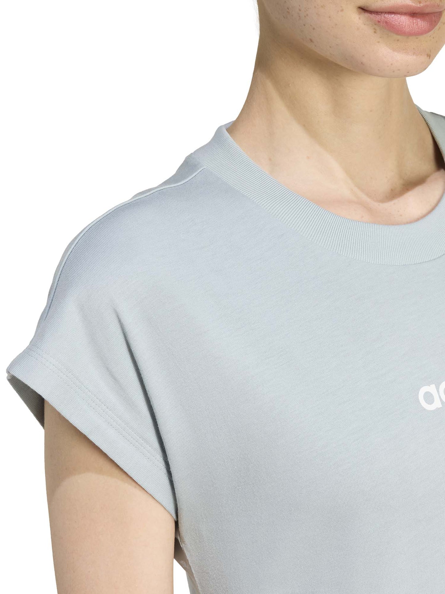 T-SHIRT VERDE ADIDAS ESSENTIALS DA DONNA