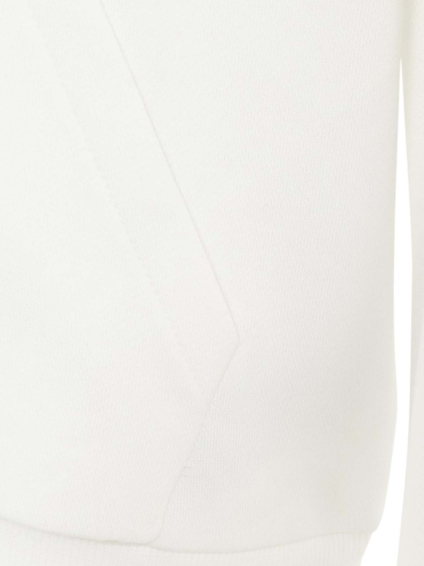 Adidas KX2476 White, felpa Unisex bambino bianca