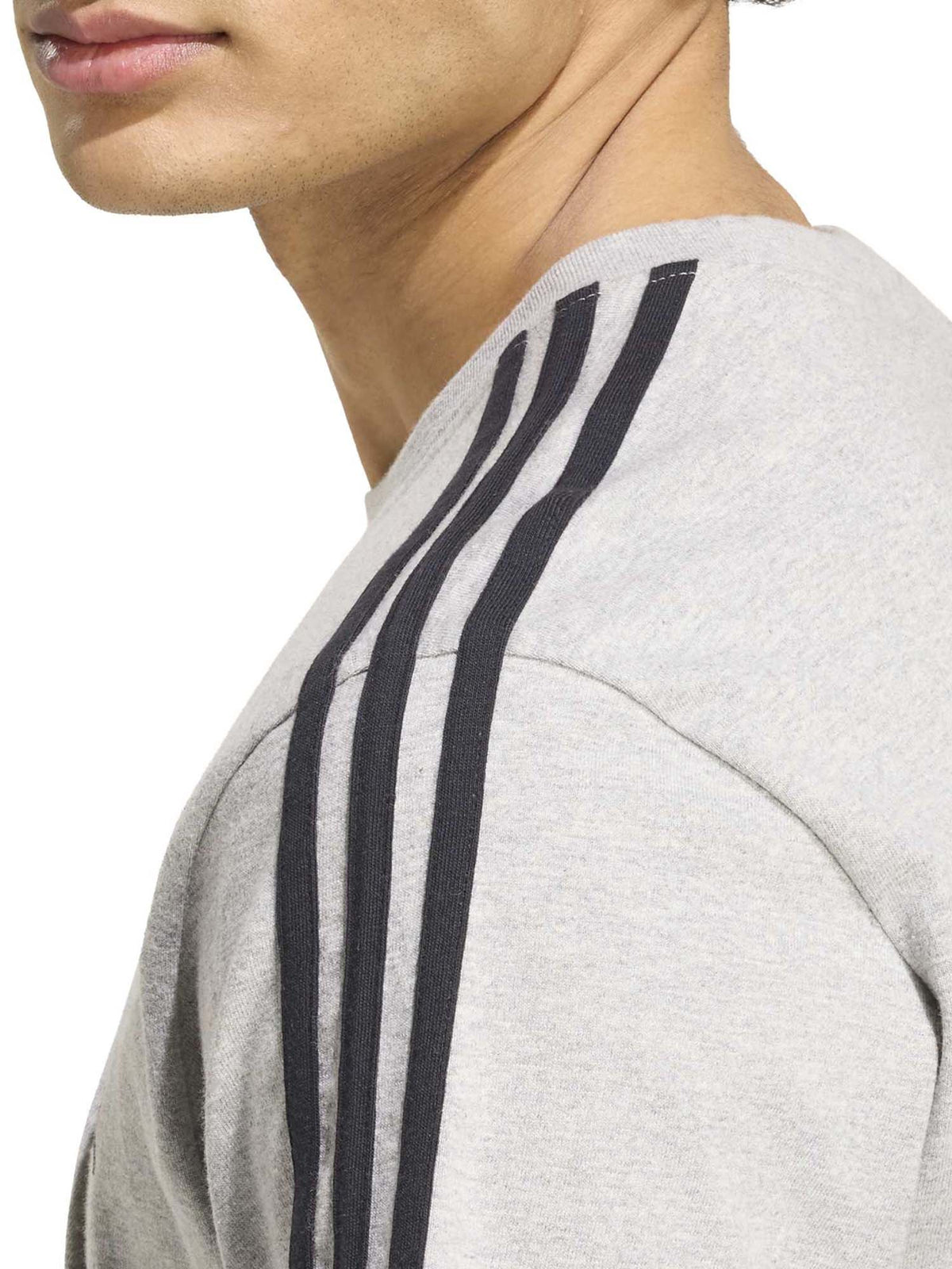 Adidas t-shirt ess da uomo grigio
