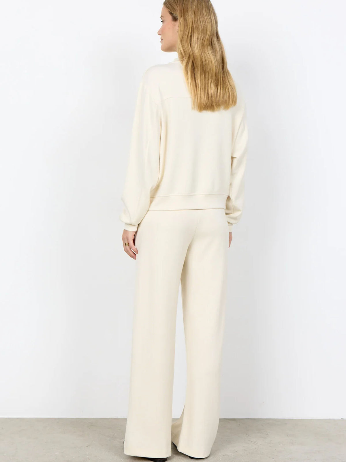 Soya c. felpa bomber da donna panna
