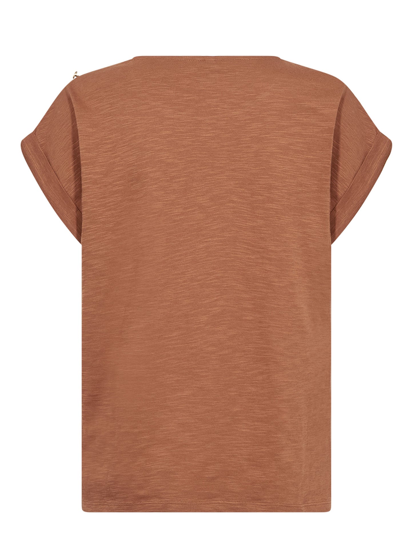 T-shirt maniche corte Soyaconcept da donna in marrone