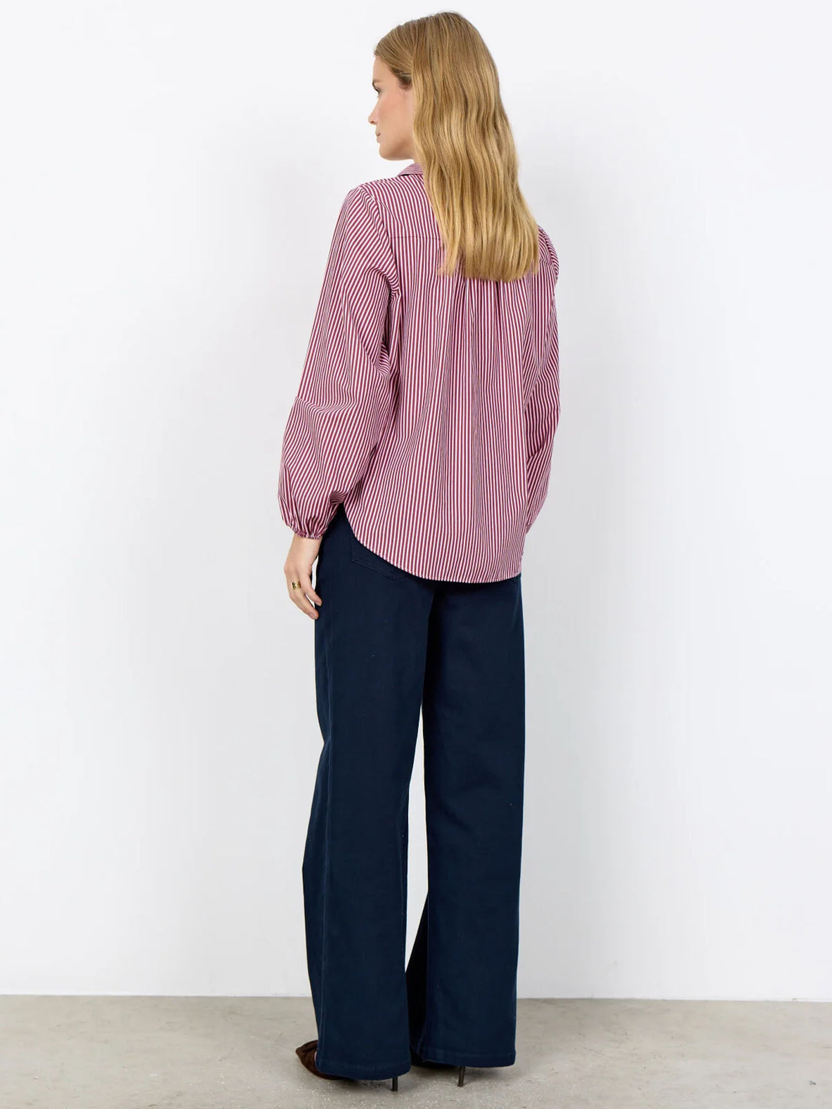 Soya c. camicia righ da donna ciliegia