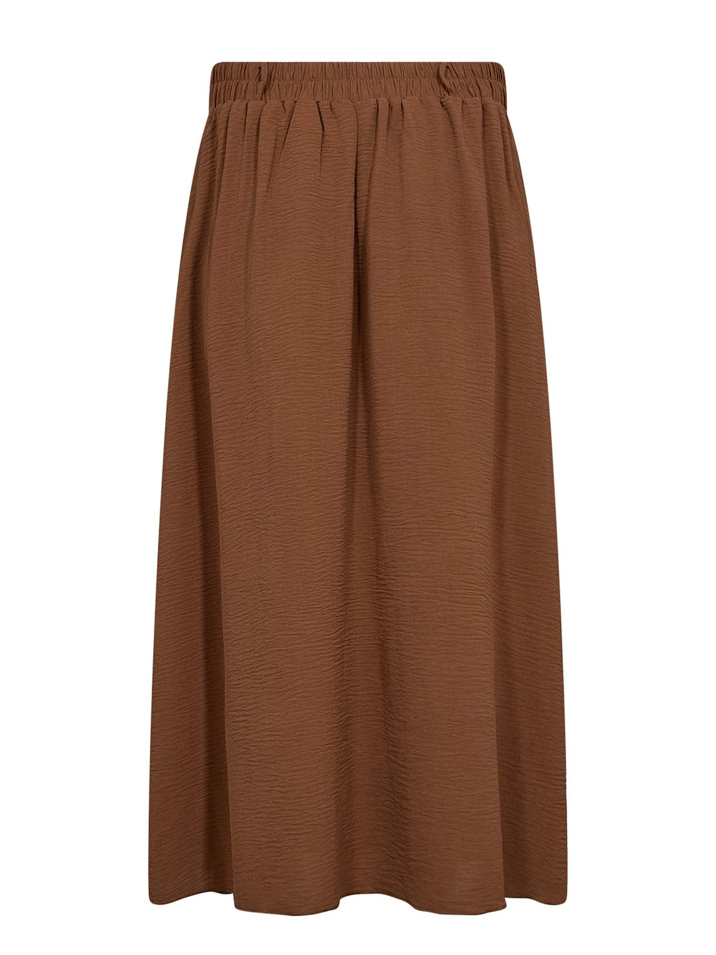 Gonna donna Soyaconcept in marrone versatile e femminile