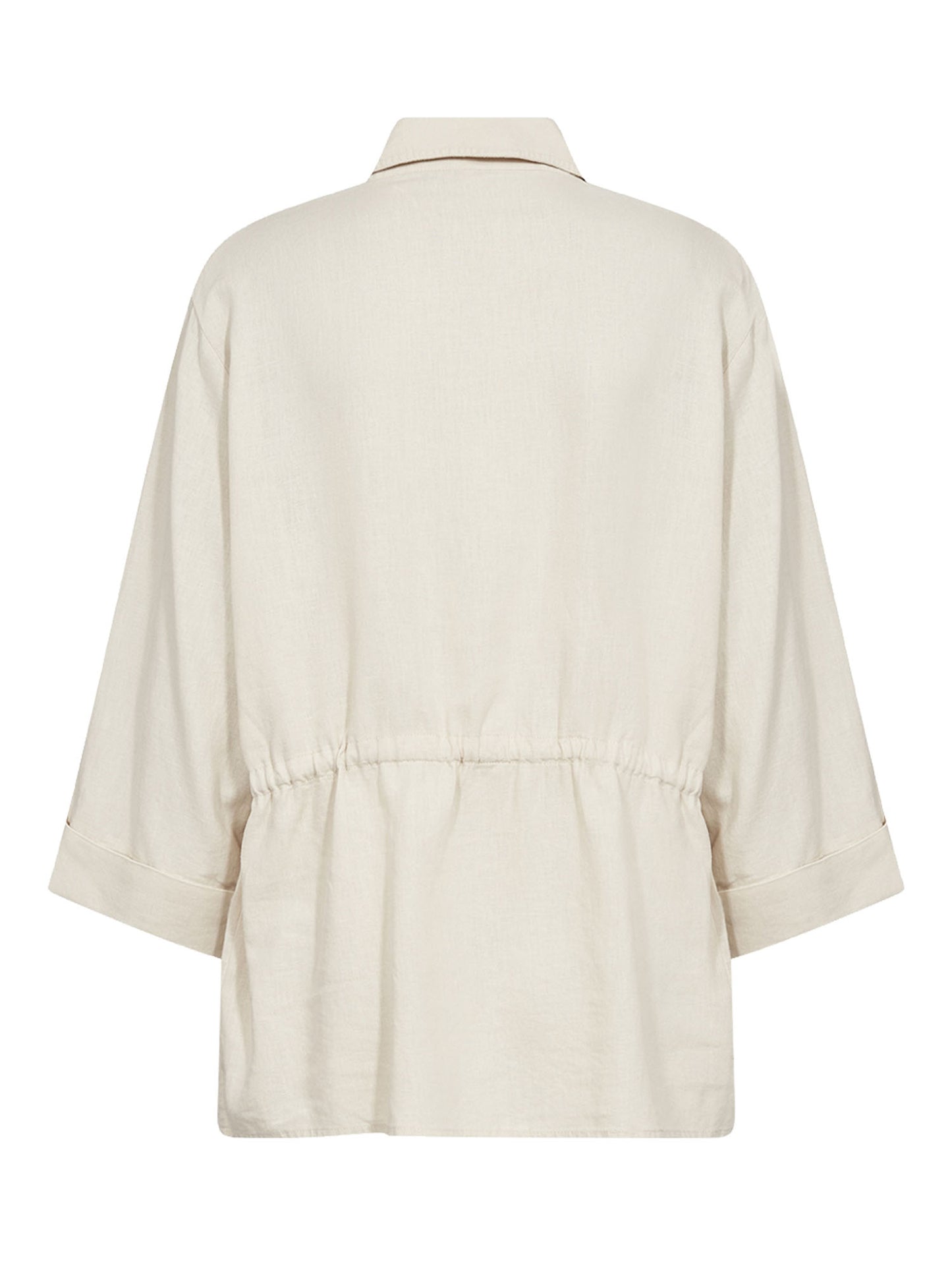 Camicia unisex Soyaconcept Saharia beige versatile e contemporanea