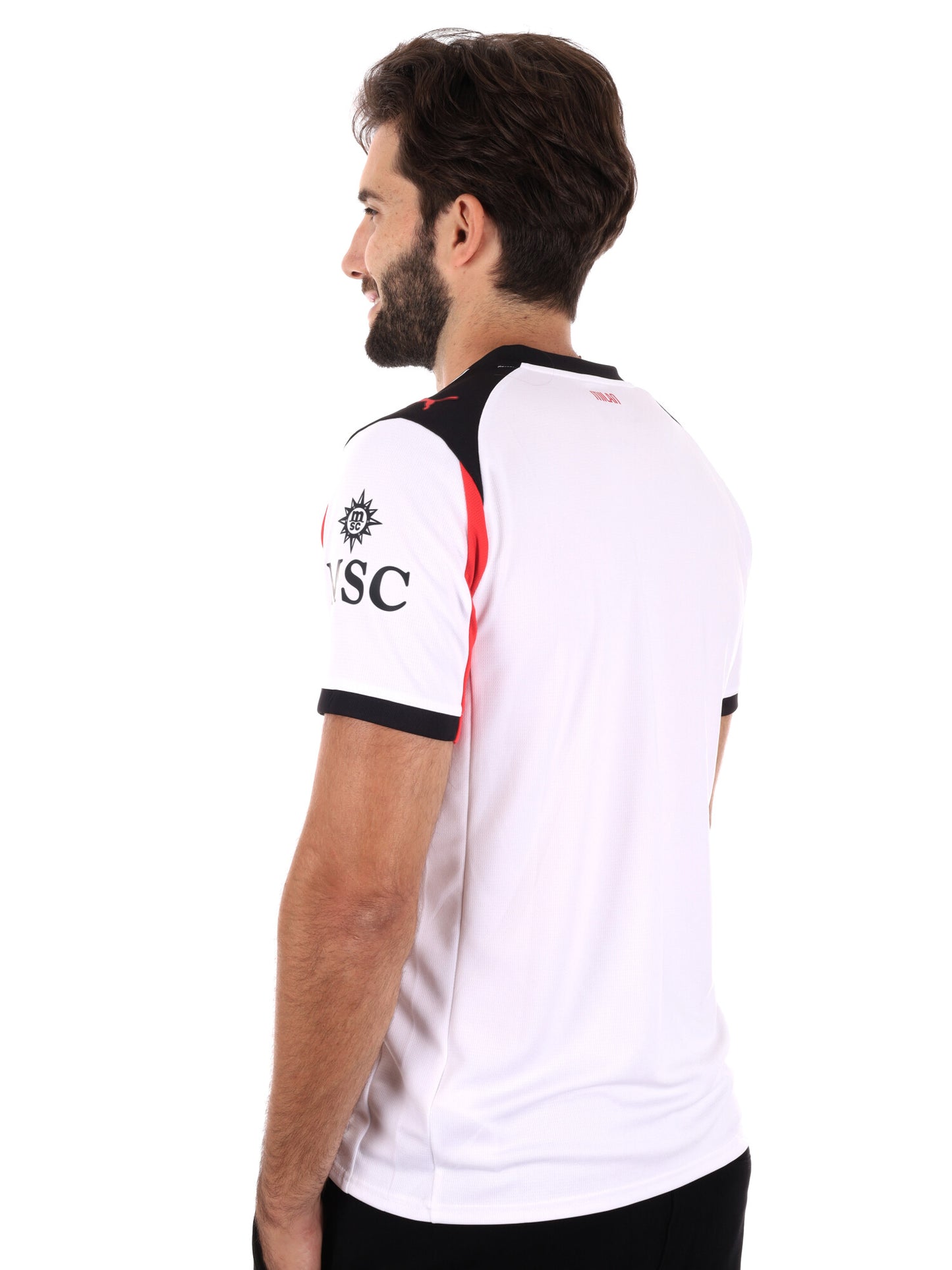 MAGLIA GARA AWAY AC MILAN 25/26 PUMA DA UOMO BIANCO