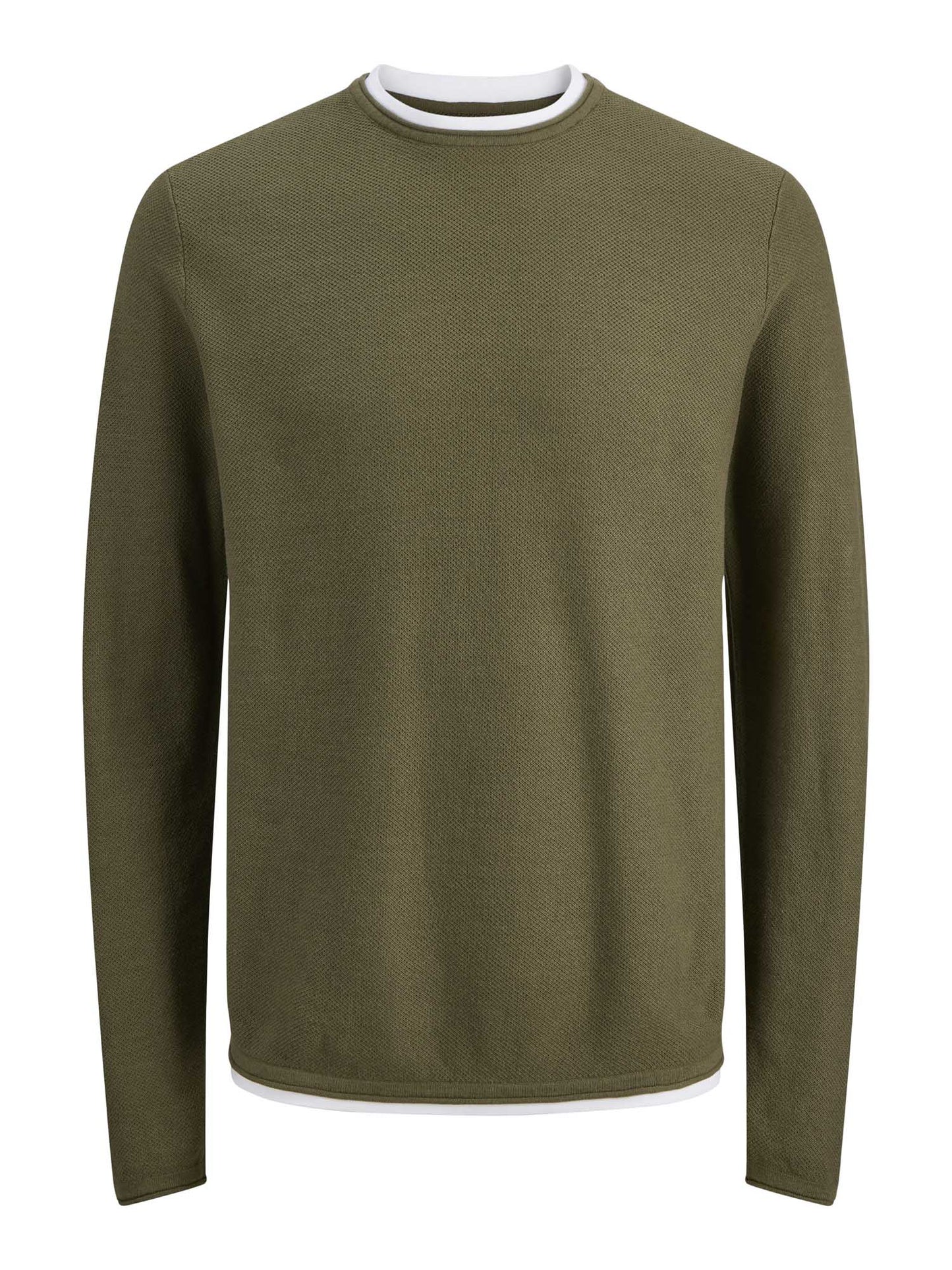MAGLIA GIROCOLLO TWINN JACK&JONES DA UOMO VERDE