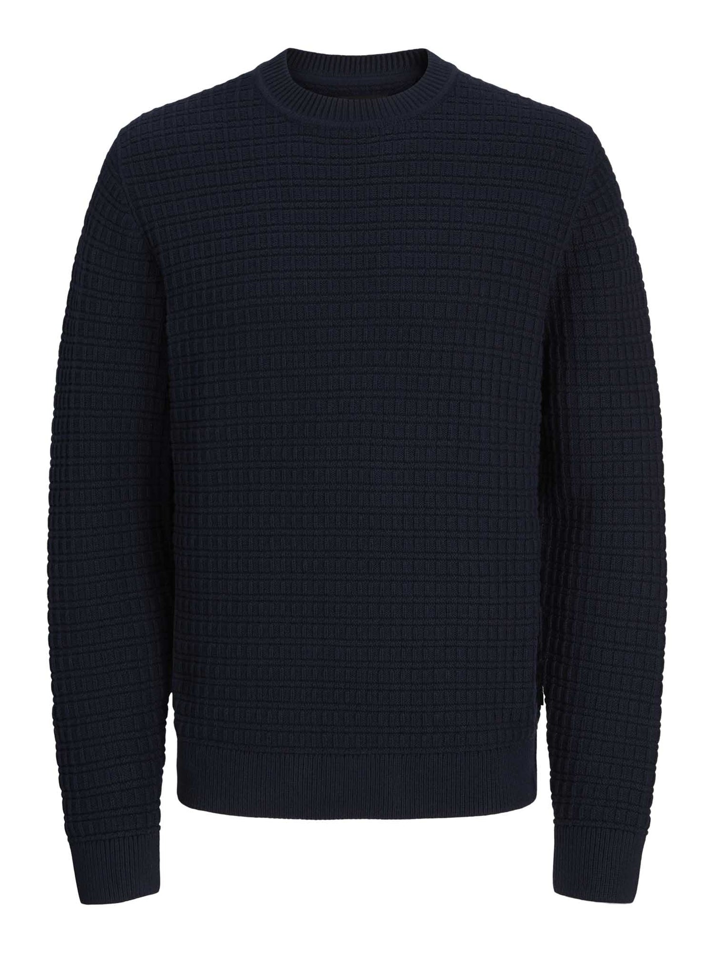 PULLOVER IN MAGLIA STRUTTURATA JACK&JONES DA RAGAZZO BLU