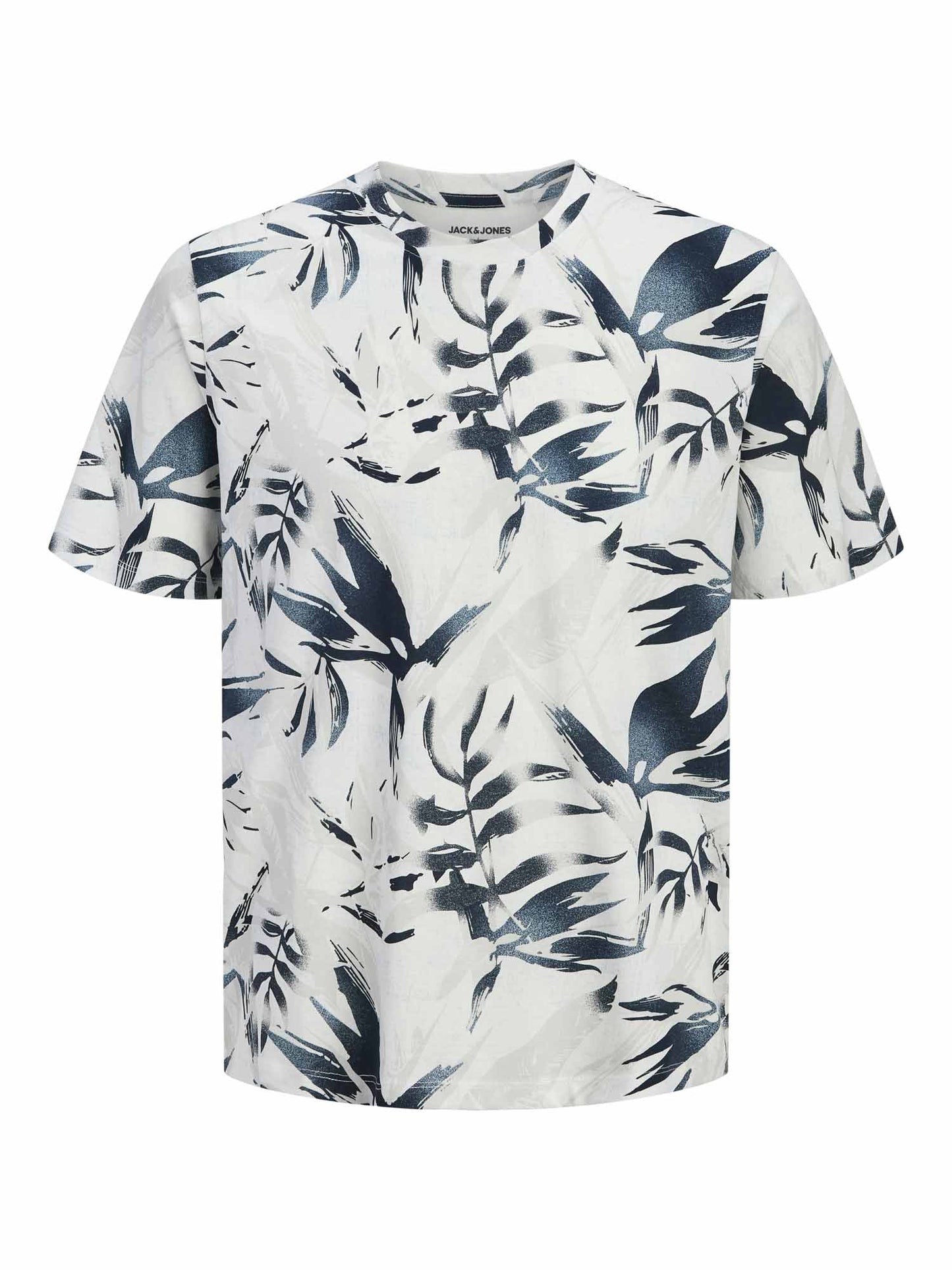 Jack&Jones Honolulu, t-shirt casual da uomo bianca in cotone