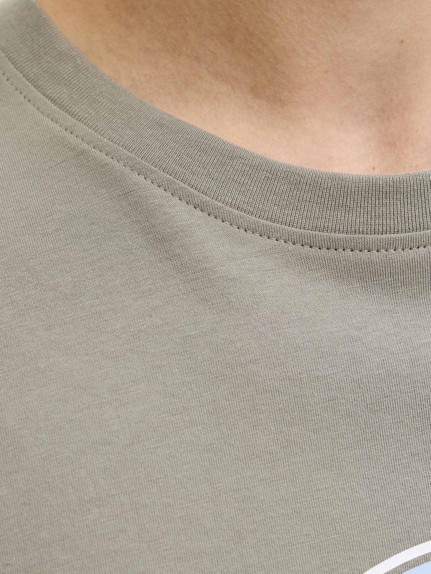 T-shirt uomo Jack&Jones Relax Fit verde in cotone