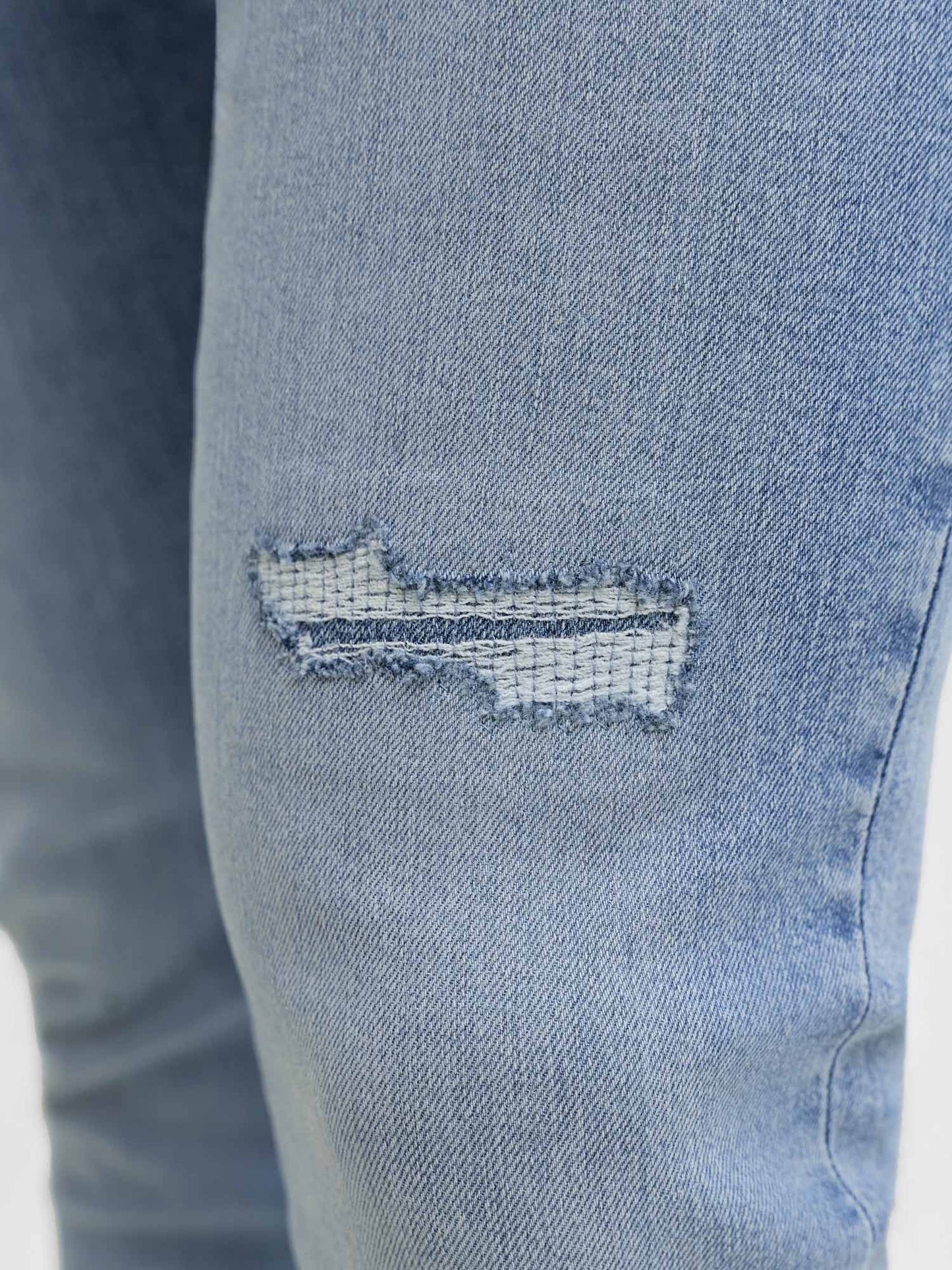 Jeans slim fit Glenn da uomo in cotone blu per uno stile casual