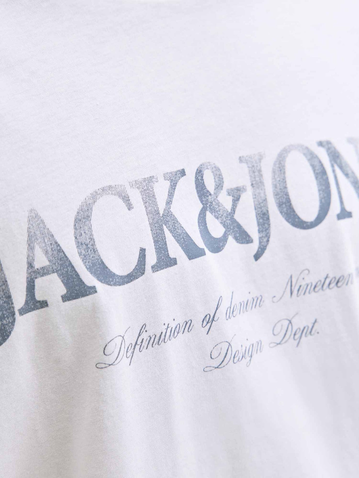 T-shirt Devin Daytona Jack&Jones beige da uomo a maniche corte