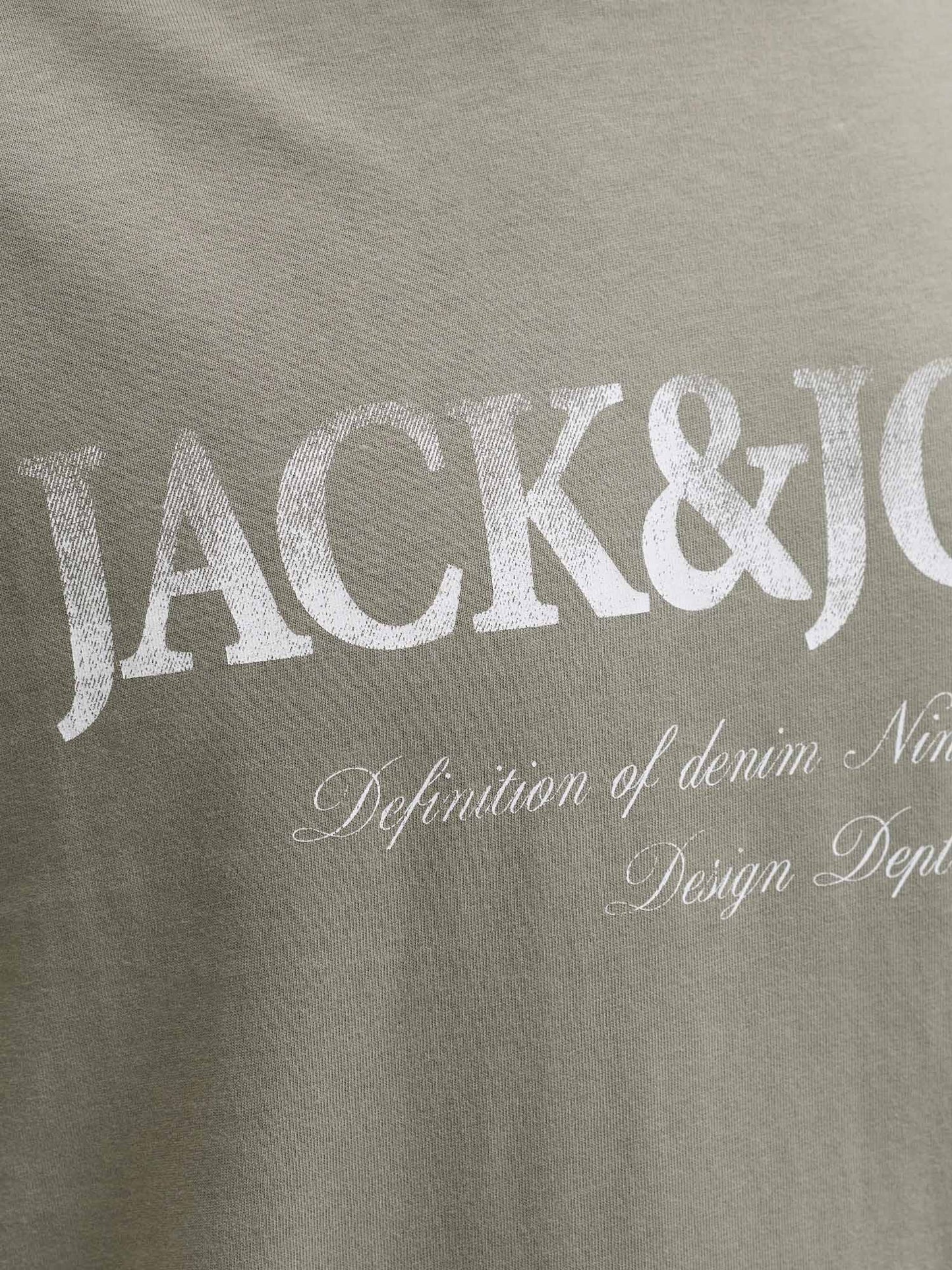 Jack&Jones Devin Daytona, t-shirt verde da uomo in cotone