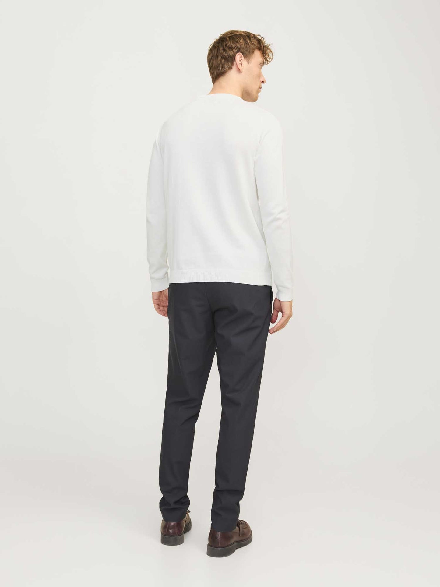 MAGLIA BASIC JACK&JONES DA UOMO PANNA
