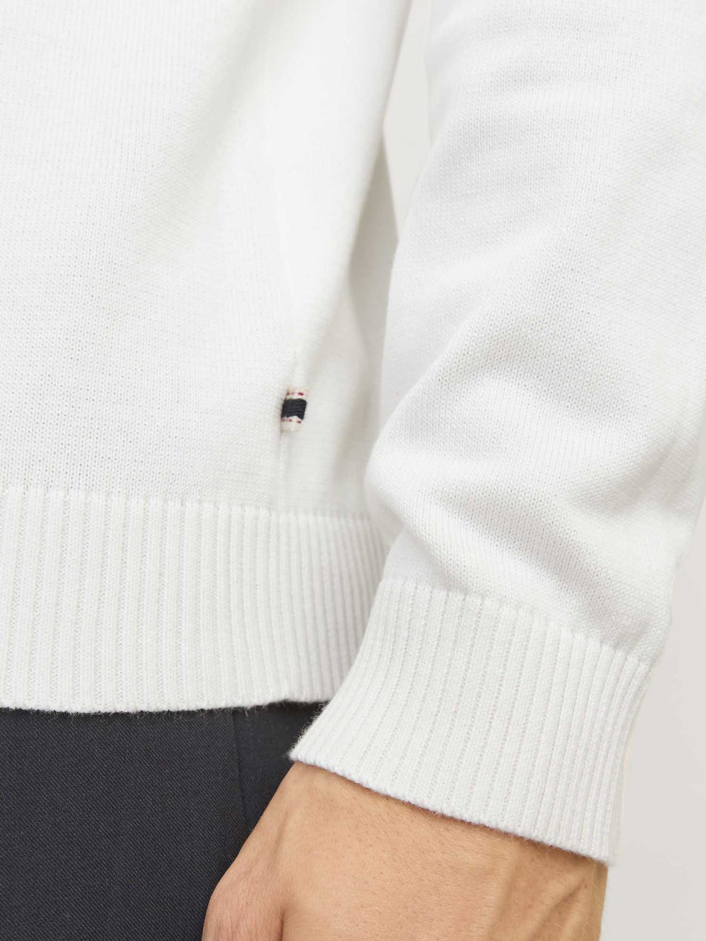 MAGLIA BASIC JACK&JONES DA UOMO PANNA