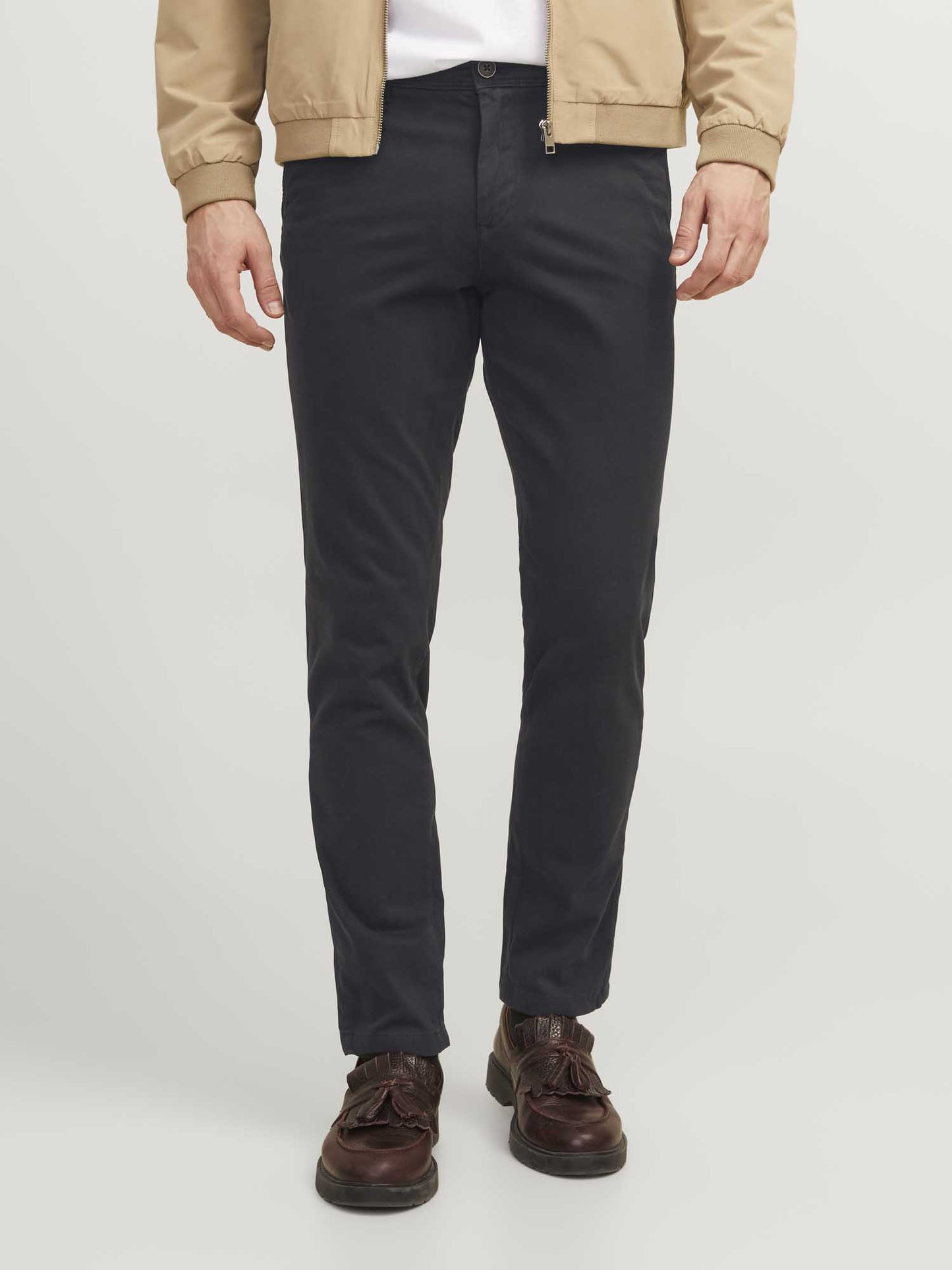 PANTALONE CHINO MARCO JACK&JONES DA RAGAZZO NERO