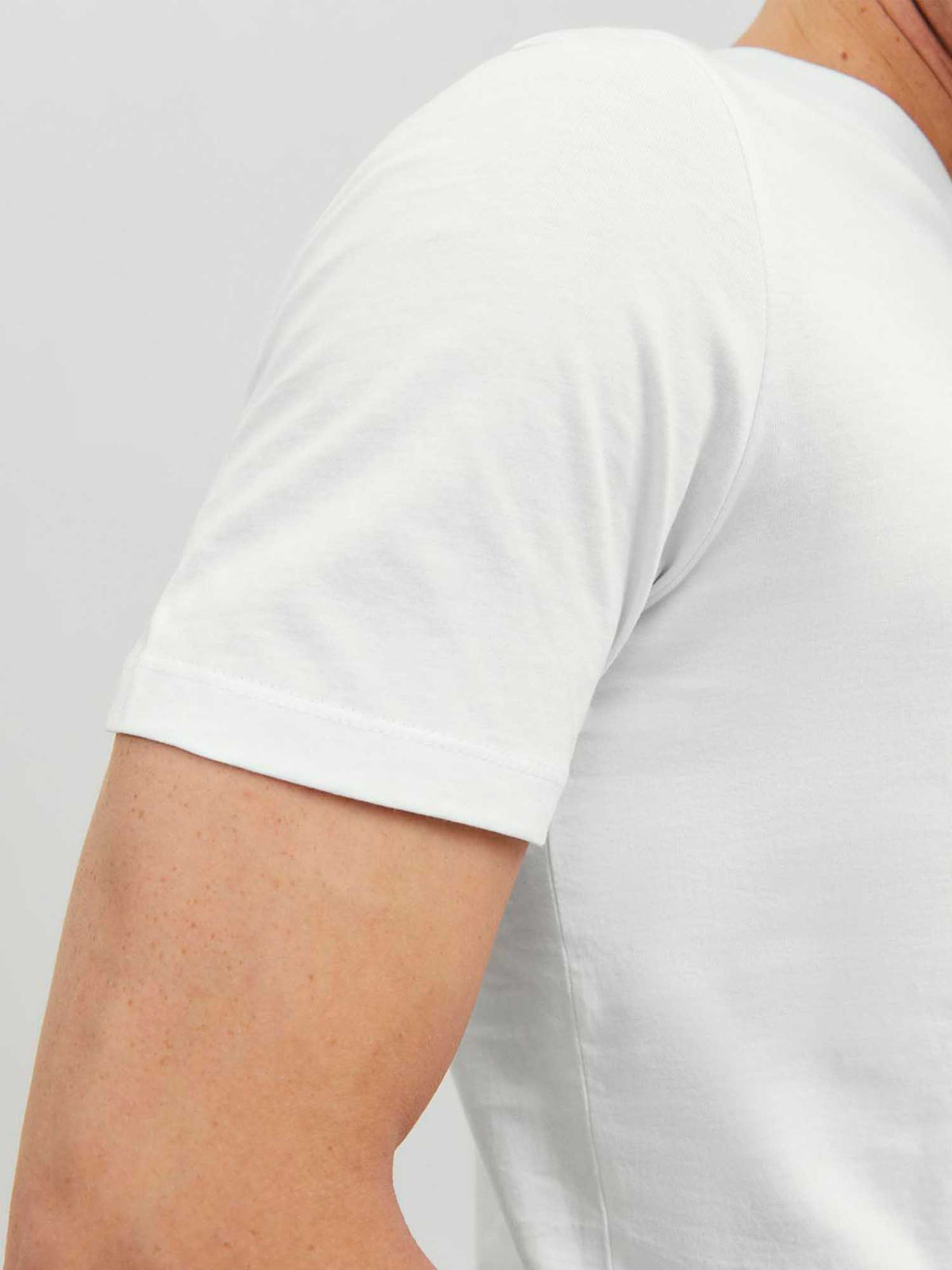 Jack&jones n organic t-shirt da uomo bianco
