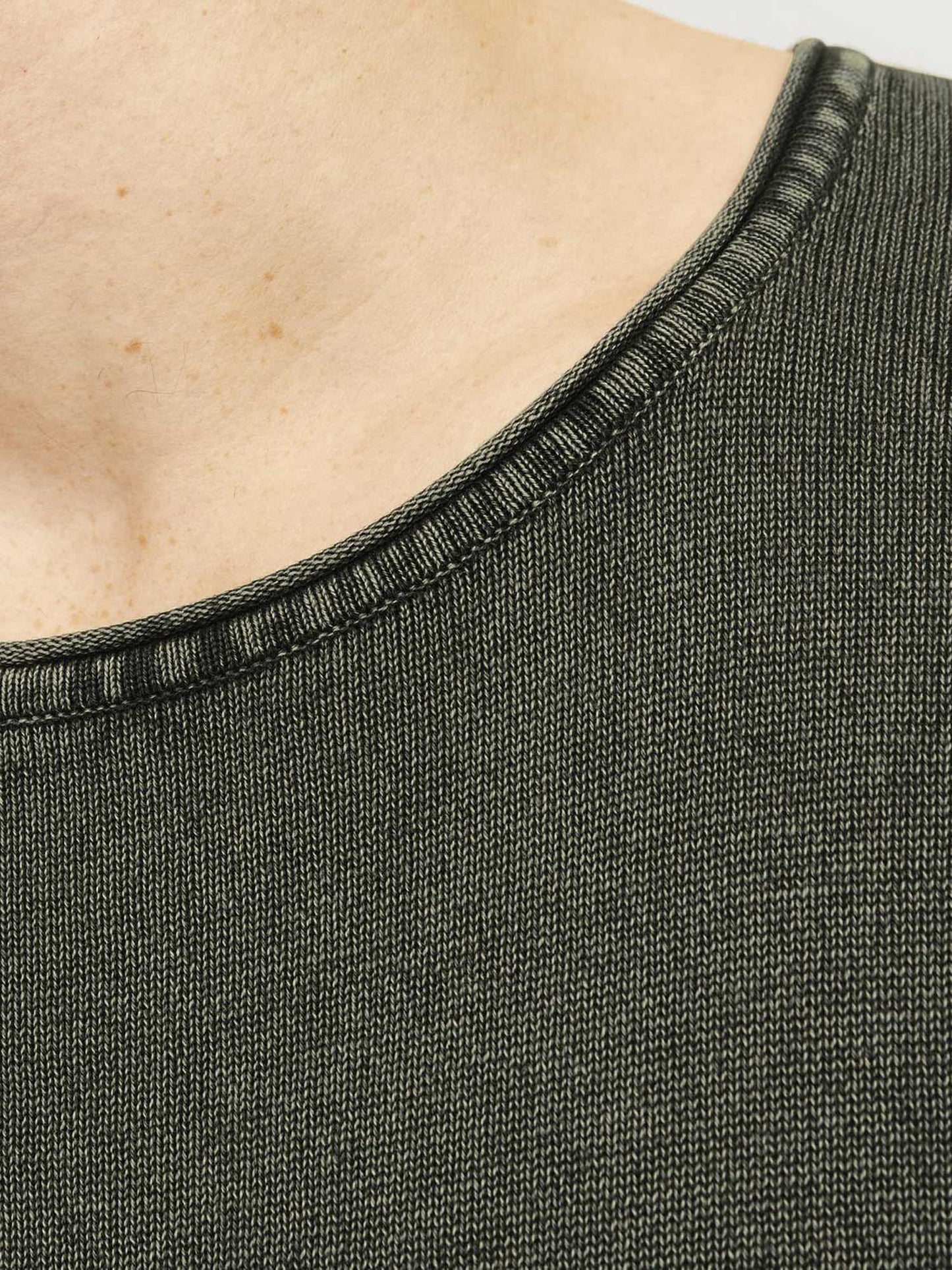 PULLOVER LEO JACK&JONES DA UOMO VERDE MILITARE