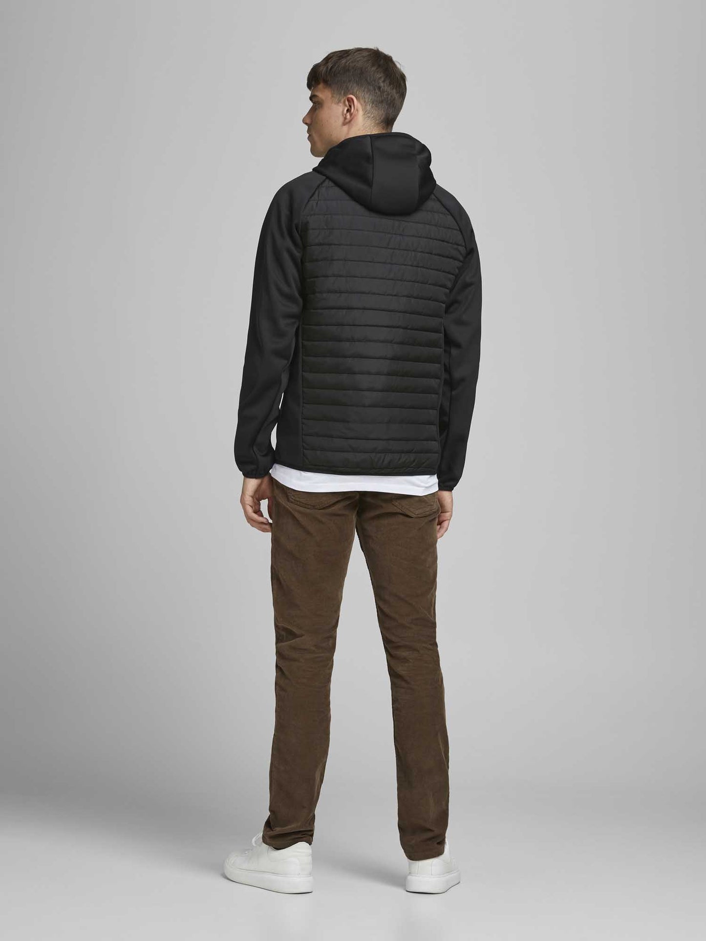 GIUBBINO MULTI QUILTED JACK & JONES UOMO NERO