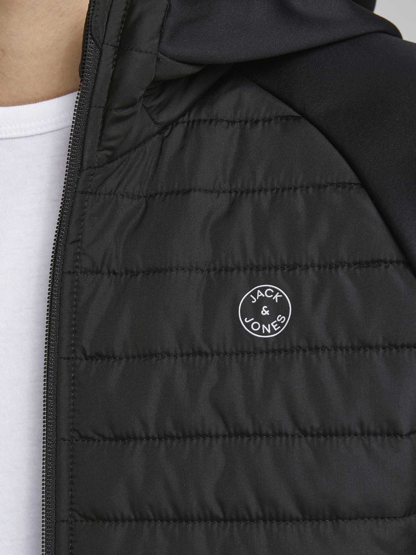 GIUBBINO MULTI QUILTED JACK & JONES UOMO NERO