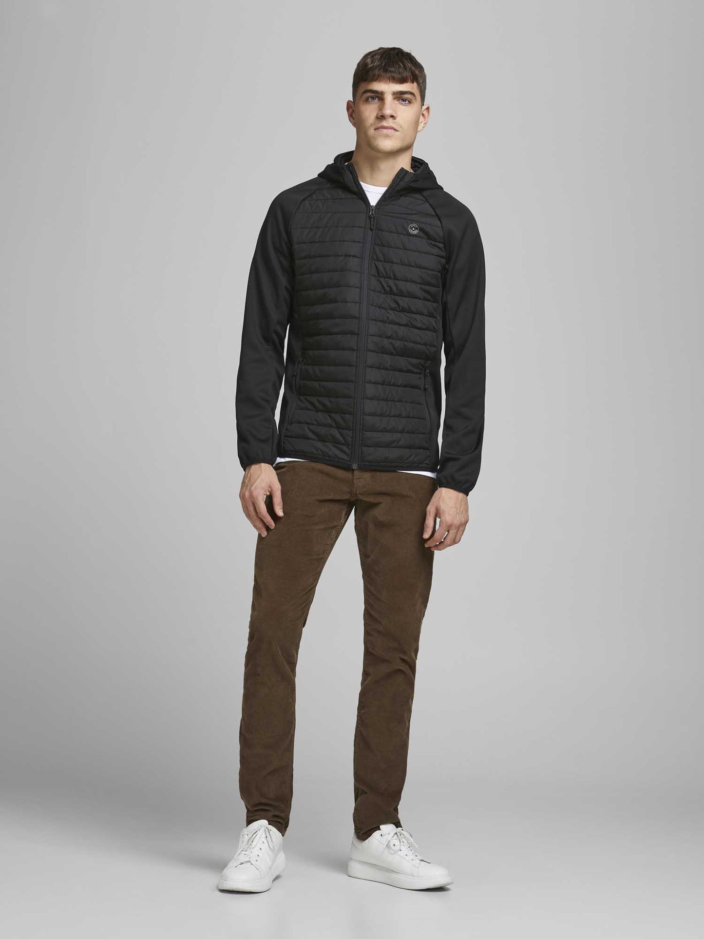 GIUBBINO MULTI QUILTED JACK & JONES UOMO NERO