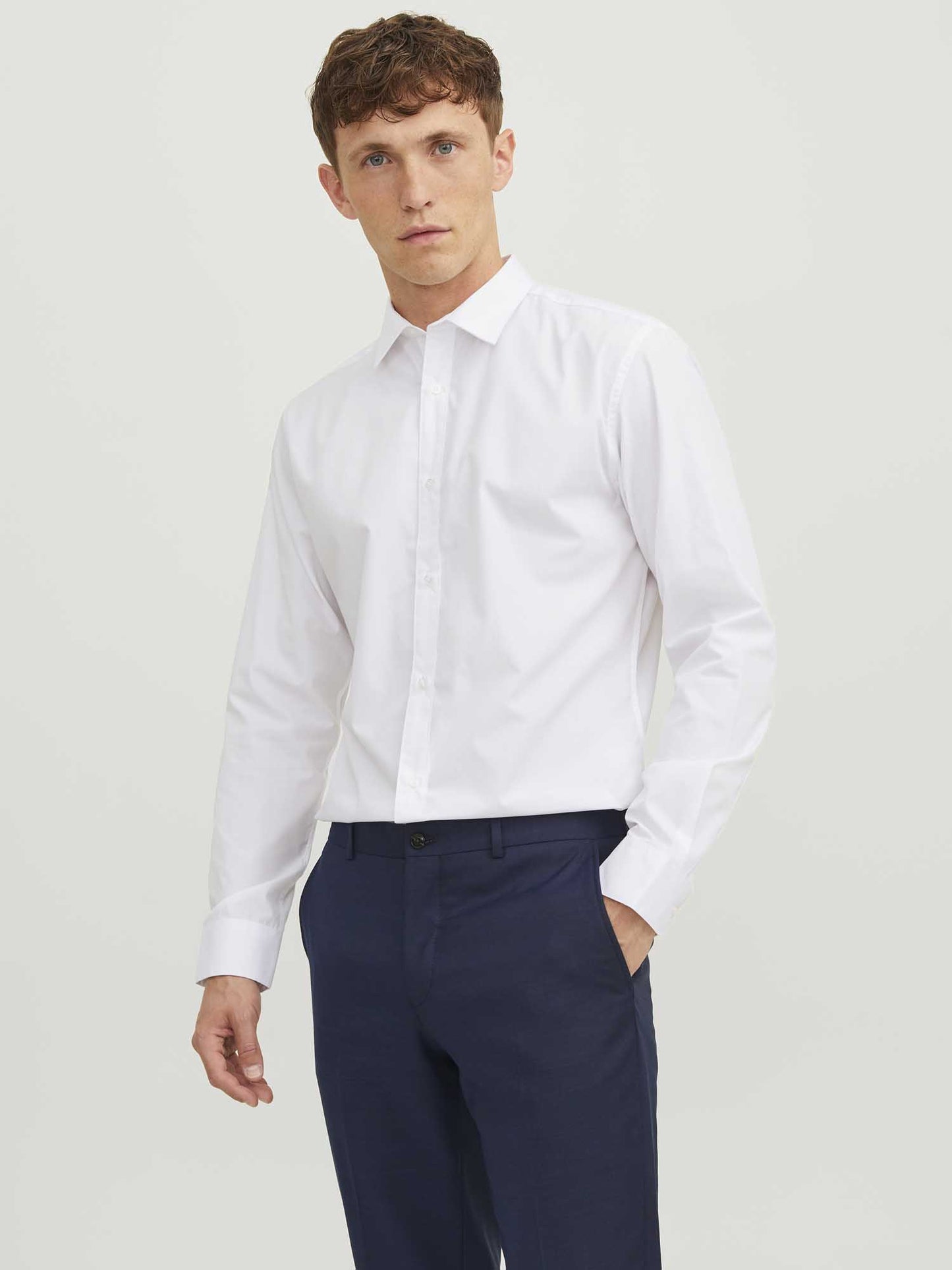 CAMICIA JOE JACK&JONES DA UOMO BIANCO