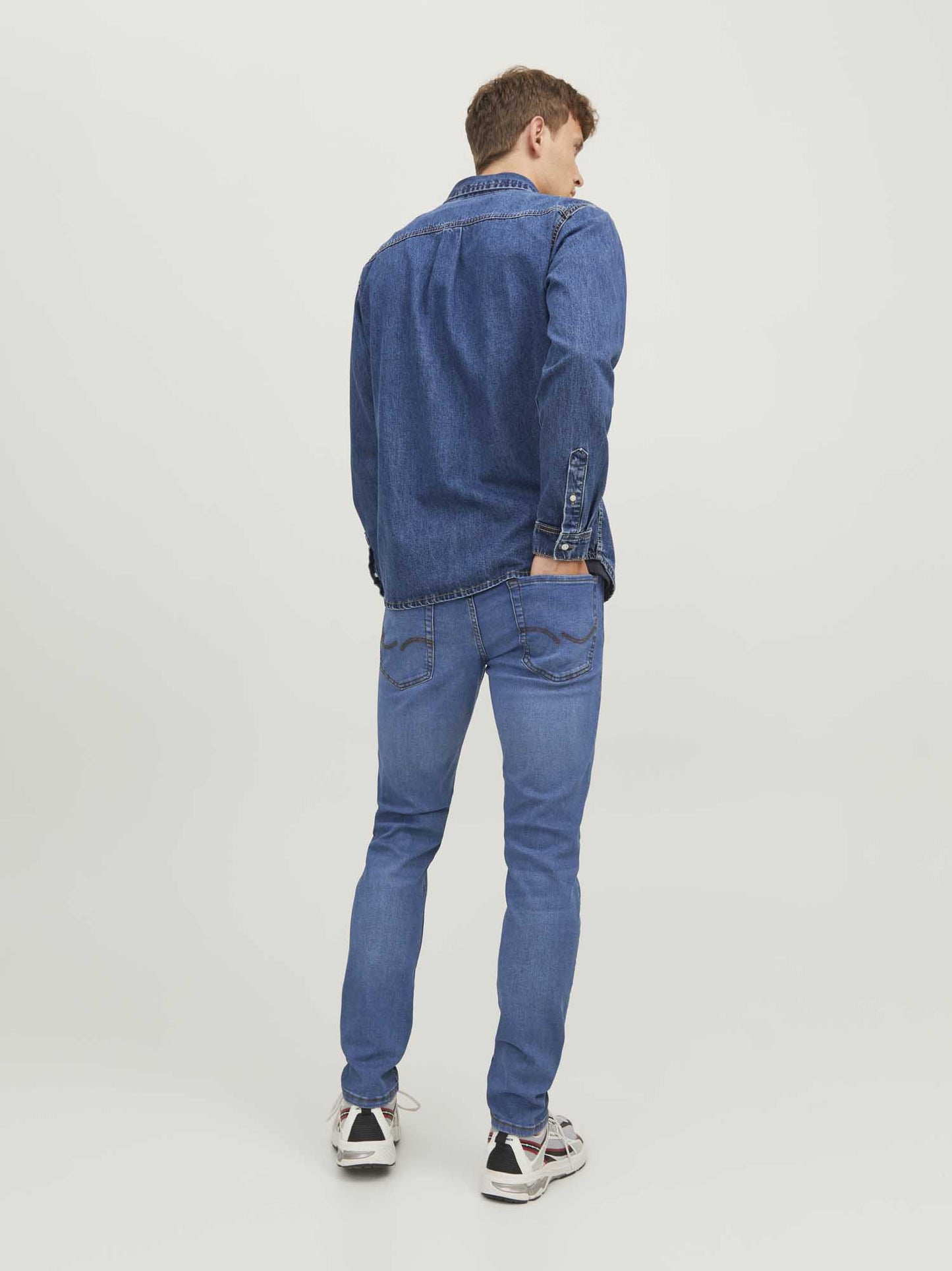 JEANS GLENN ORIGINAL JACK & JONES DA UOMO BLU DENIM