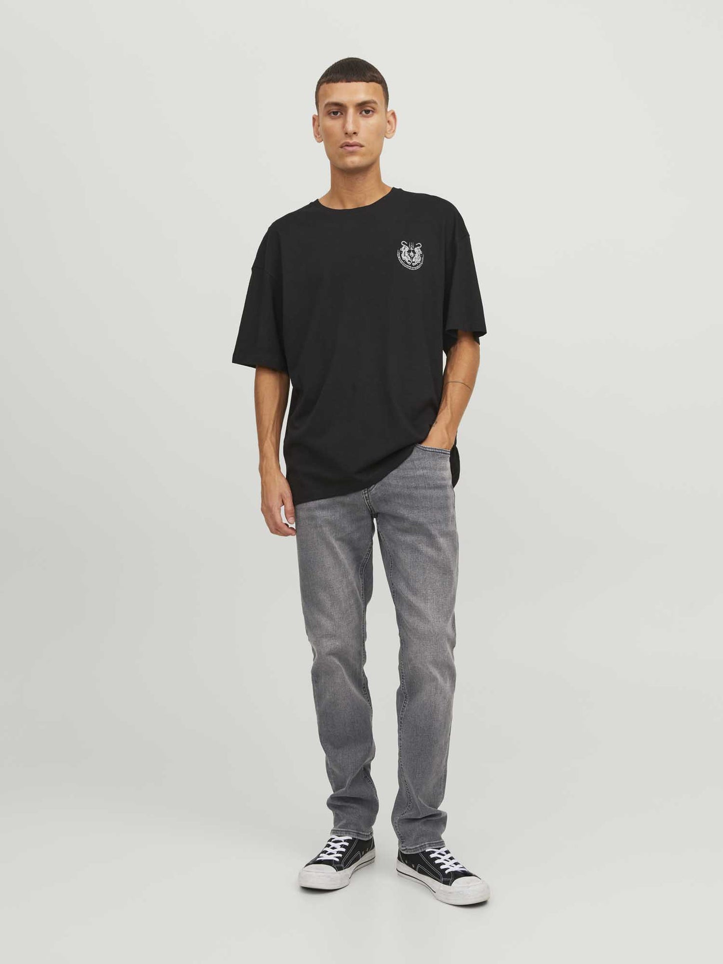 JEANS GLENN JACK&JONES DA UOMO DENIM BLACK