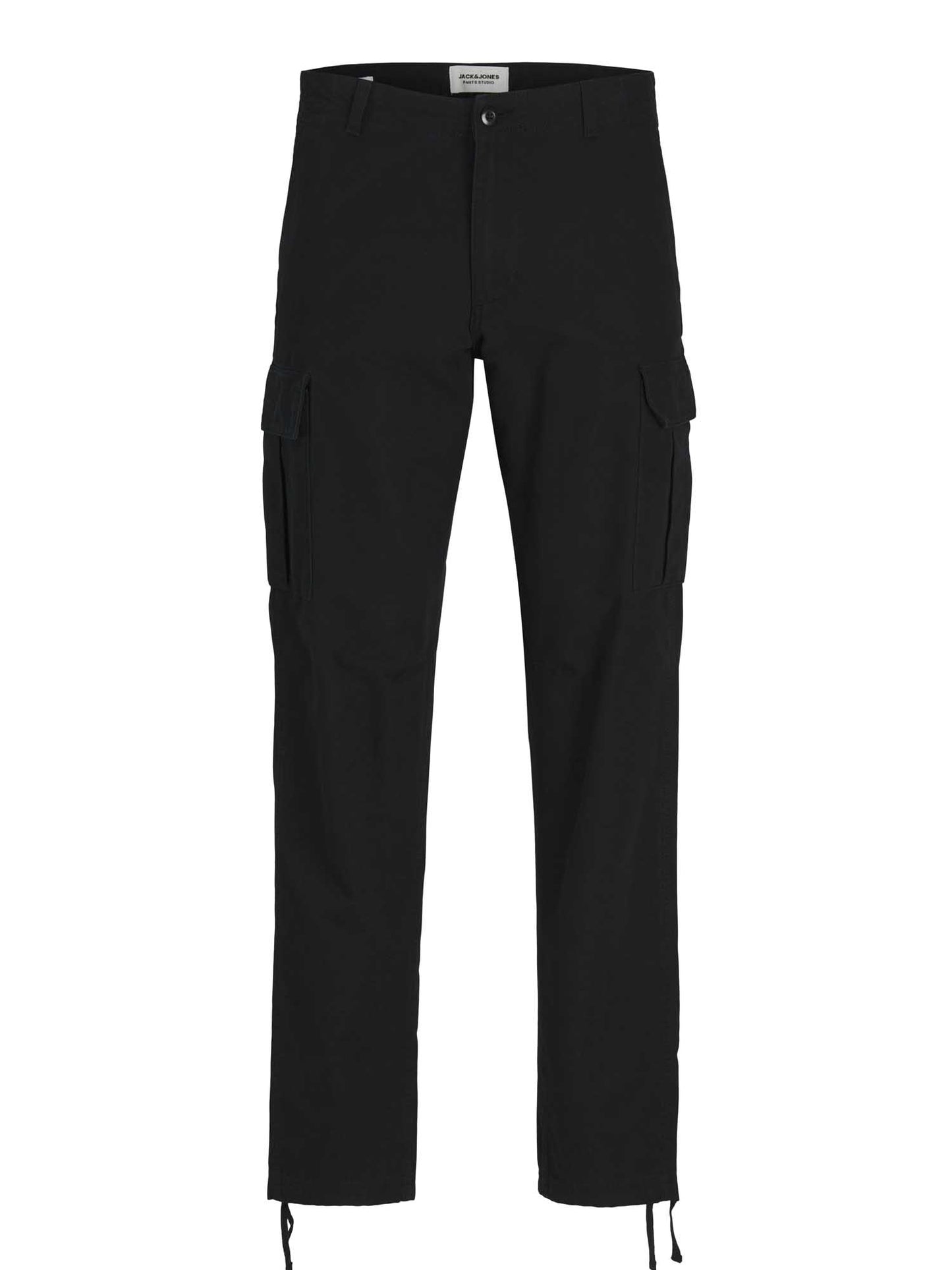 PANTALONE CARGO KANE JACK&JONES DA RAGAZZO NERO